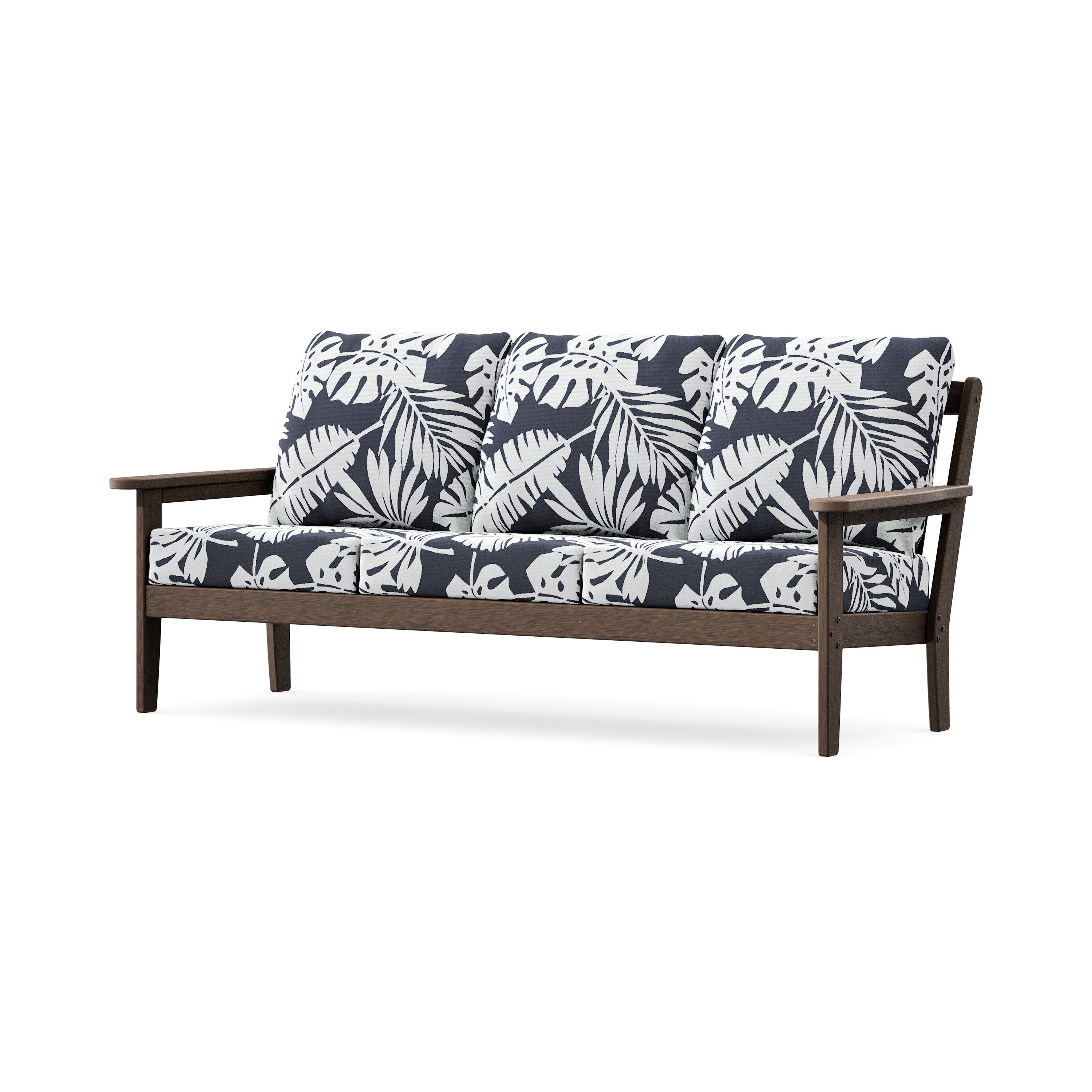 Cottage Deep Seating Sofa in Kona / Leaf Navy