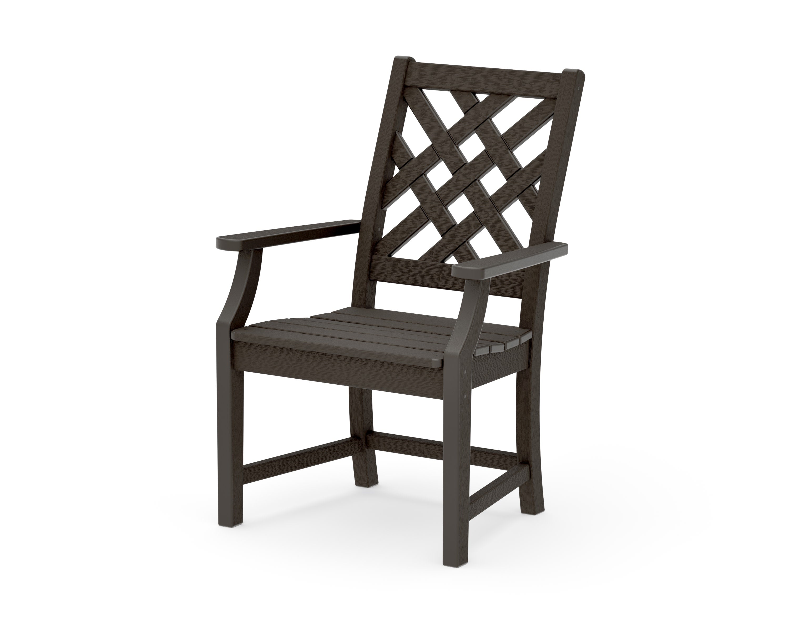 Wovendale Dining Arm Chair in Vintage Coffee