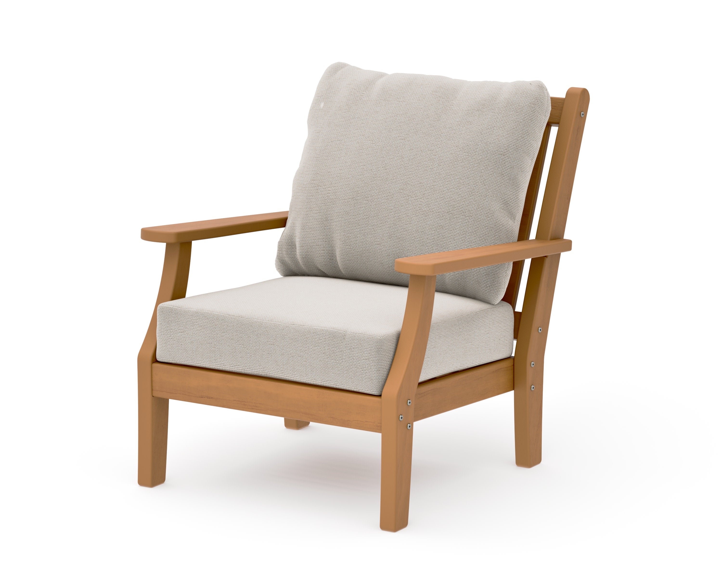 Wovendale Deep Seating Chair in Natural / Dune Burlap