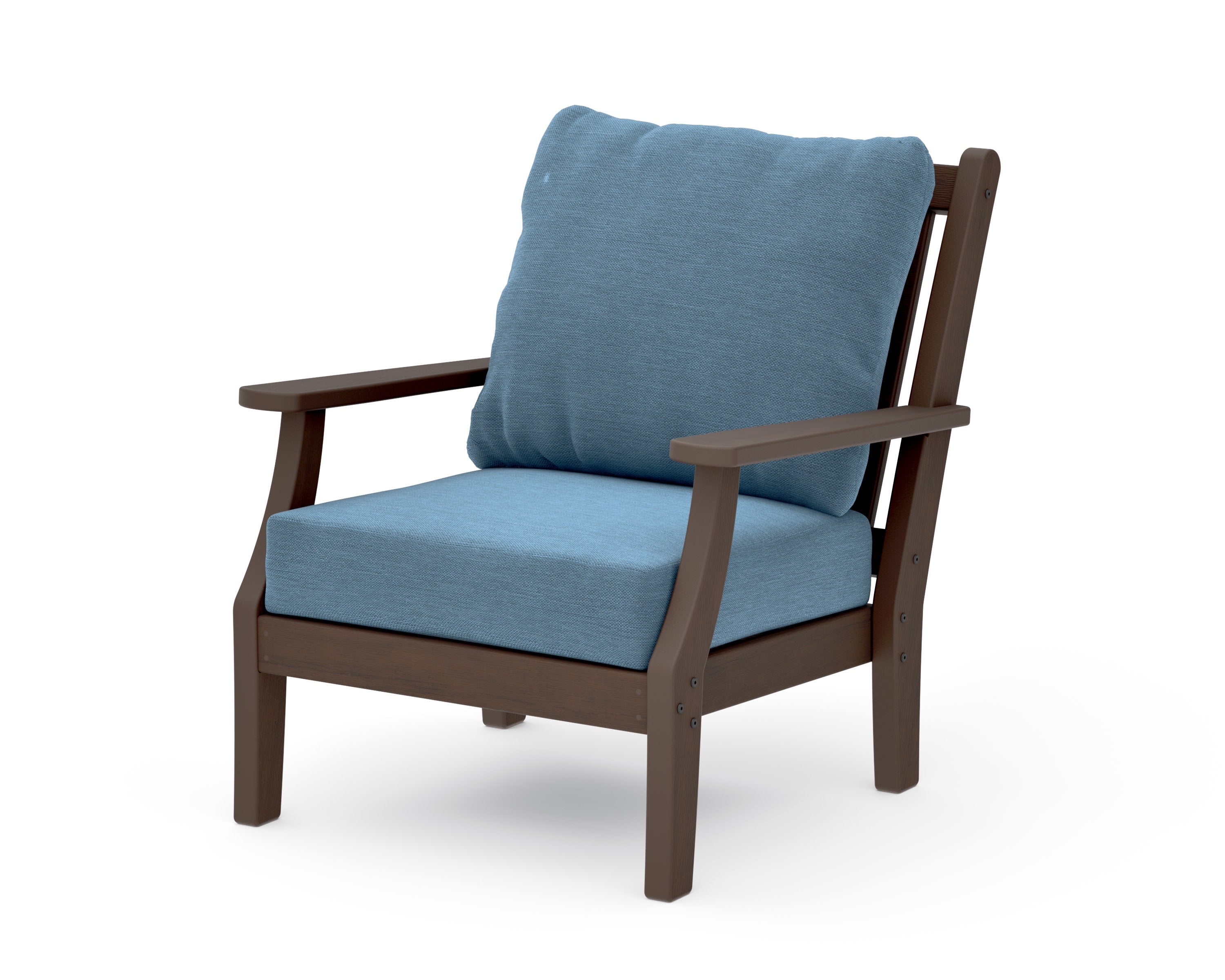 Wovendale Deep Seating Chair in Kona / Sky Blue