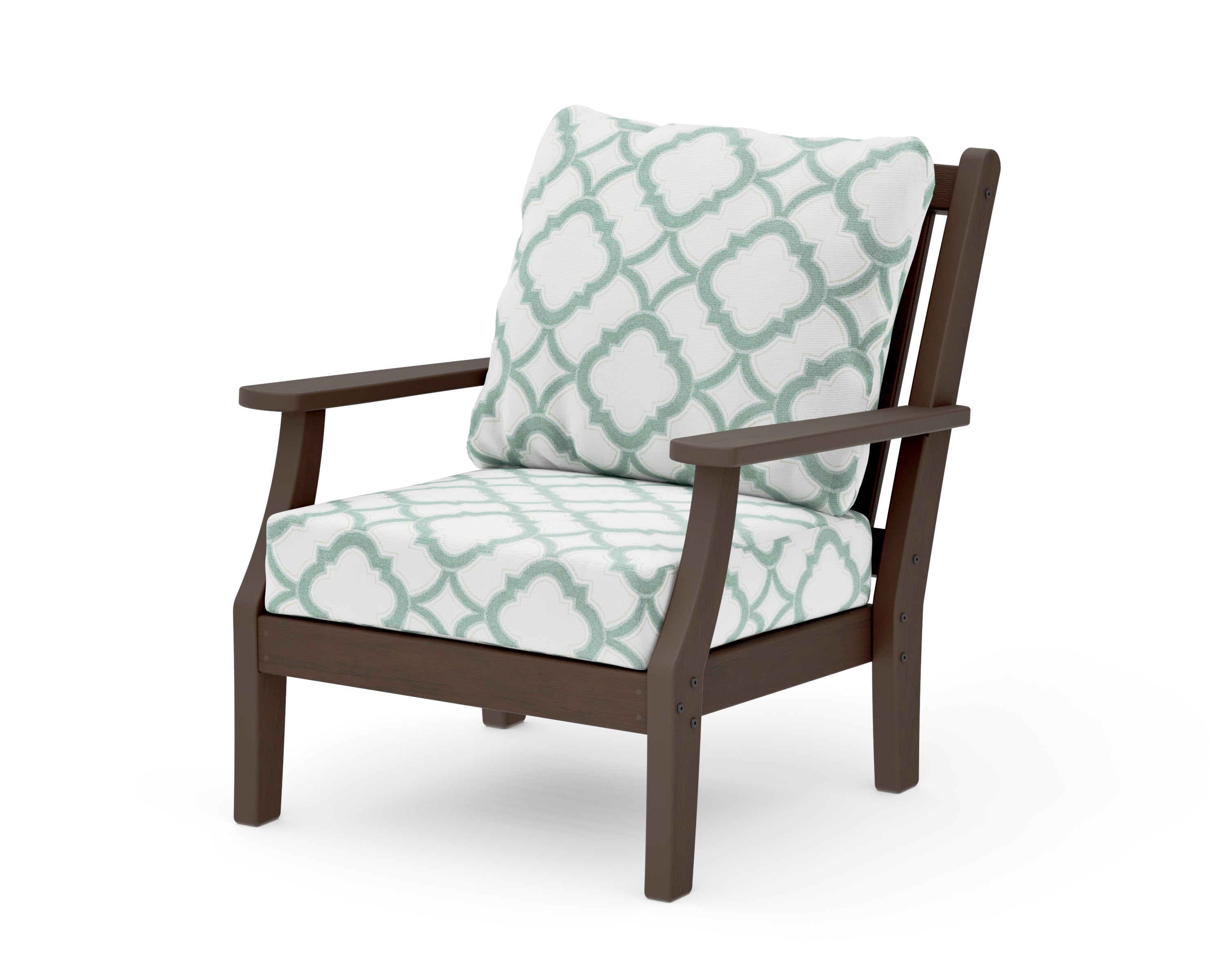 Wovendale Deep Seating Chair in Kona / Trellis Glacier Spa
