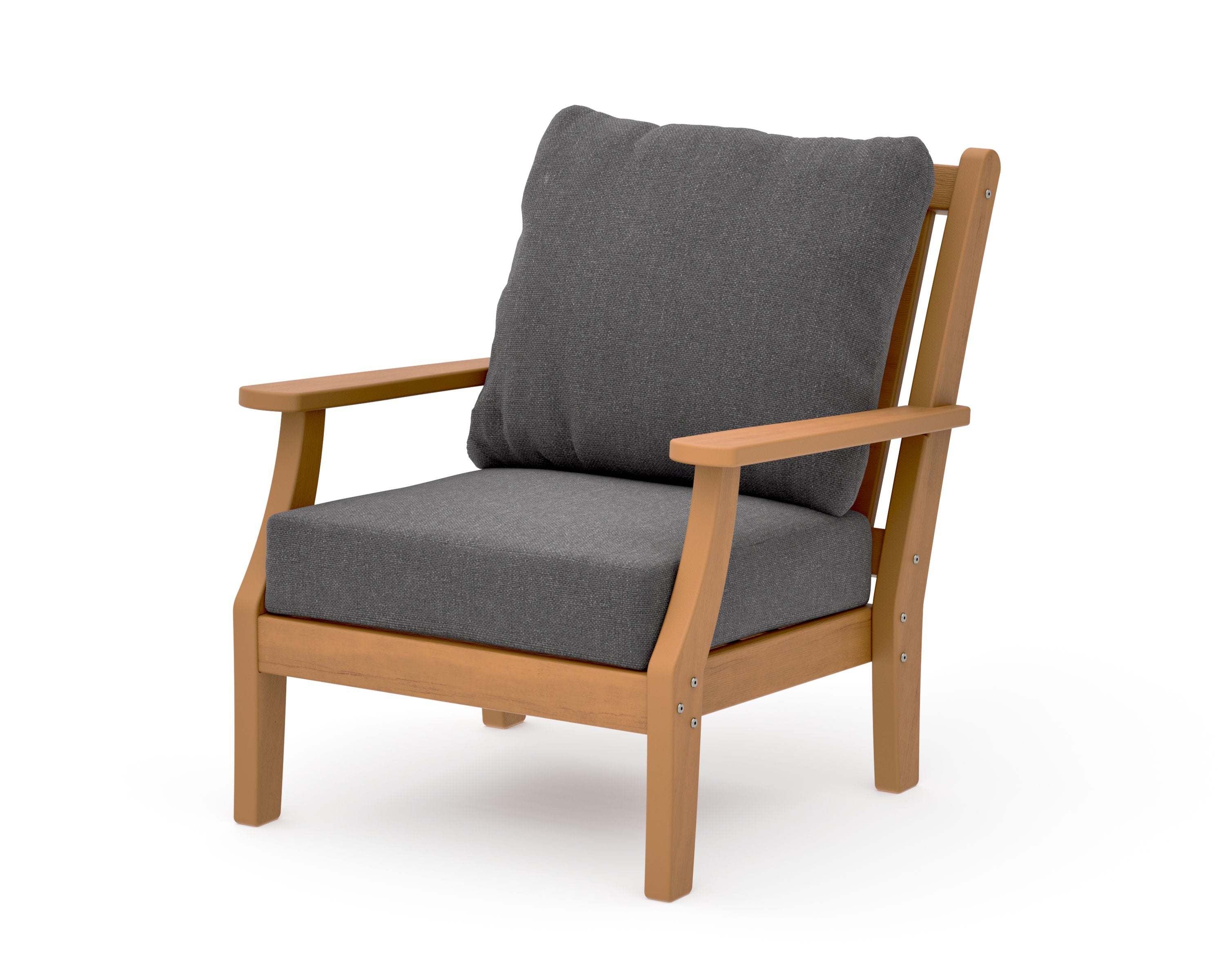 Wovendale Deep Seating Chair in Natural / Ash Charcoal