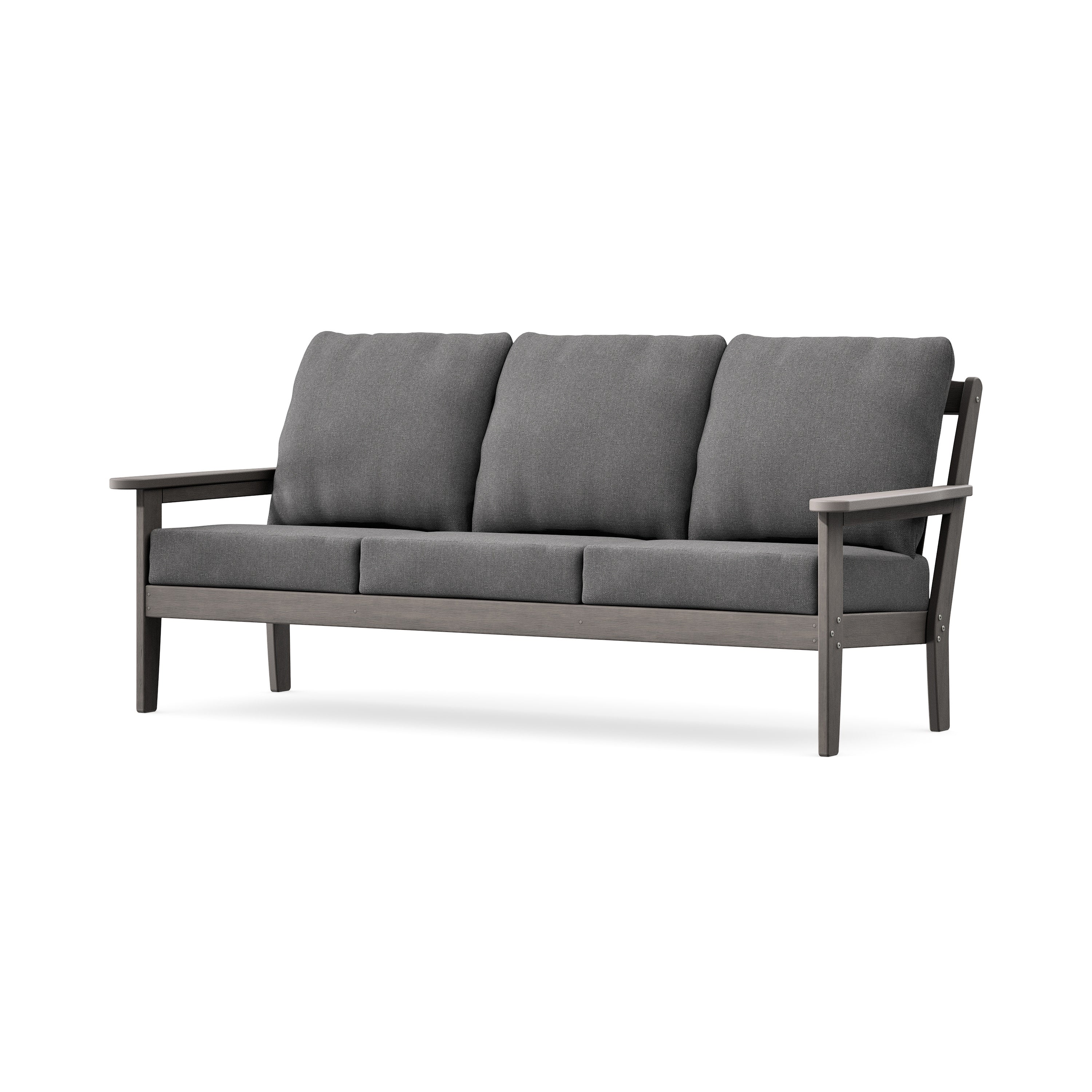 Cottage Deep Seating Sofa in Driftwood / Ash Charcoal