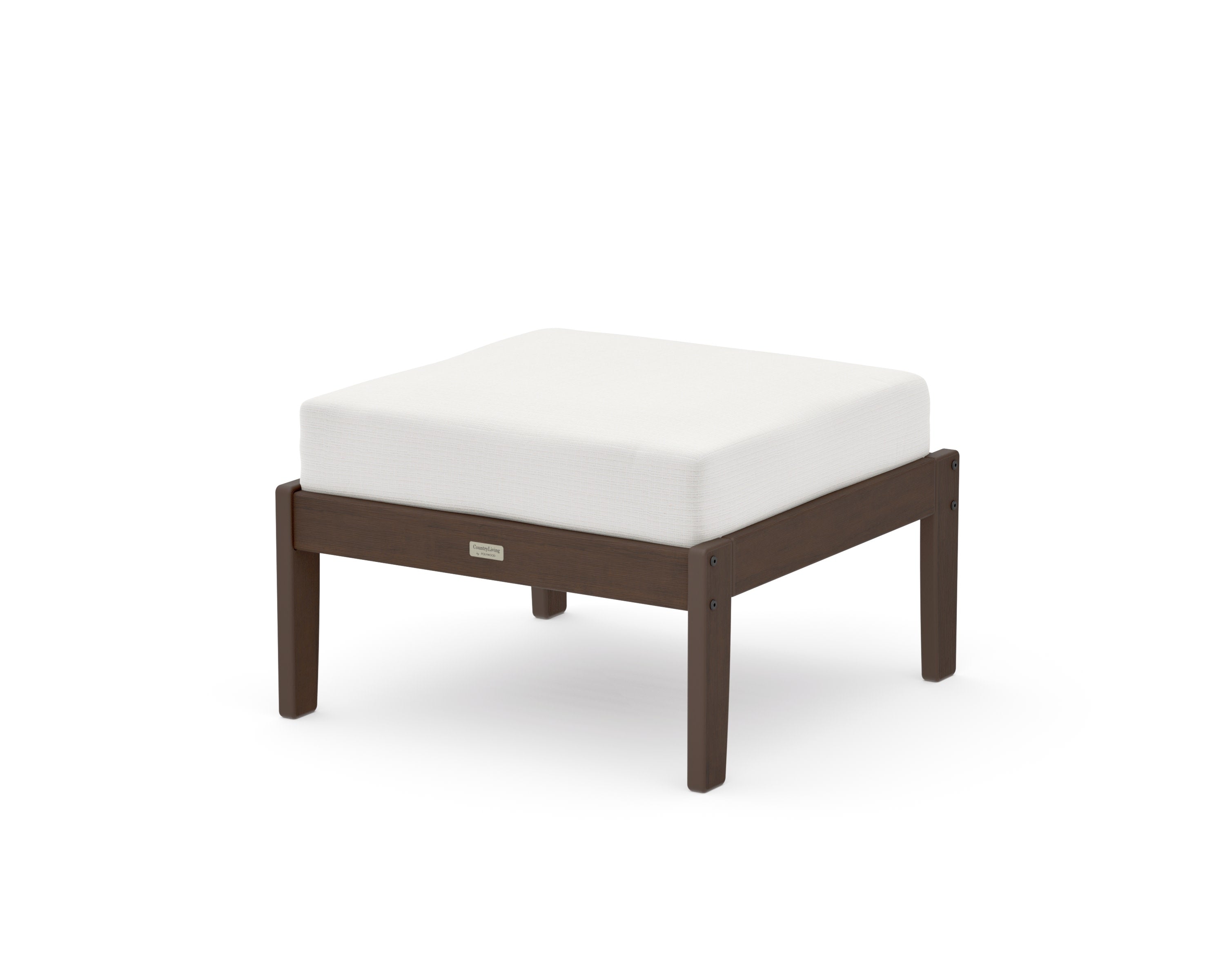 Cottage Deep Seating Ottoman in Kona / Natural Linen