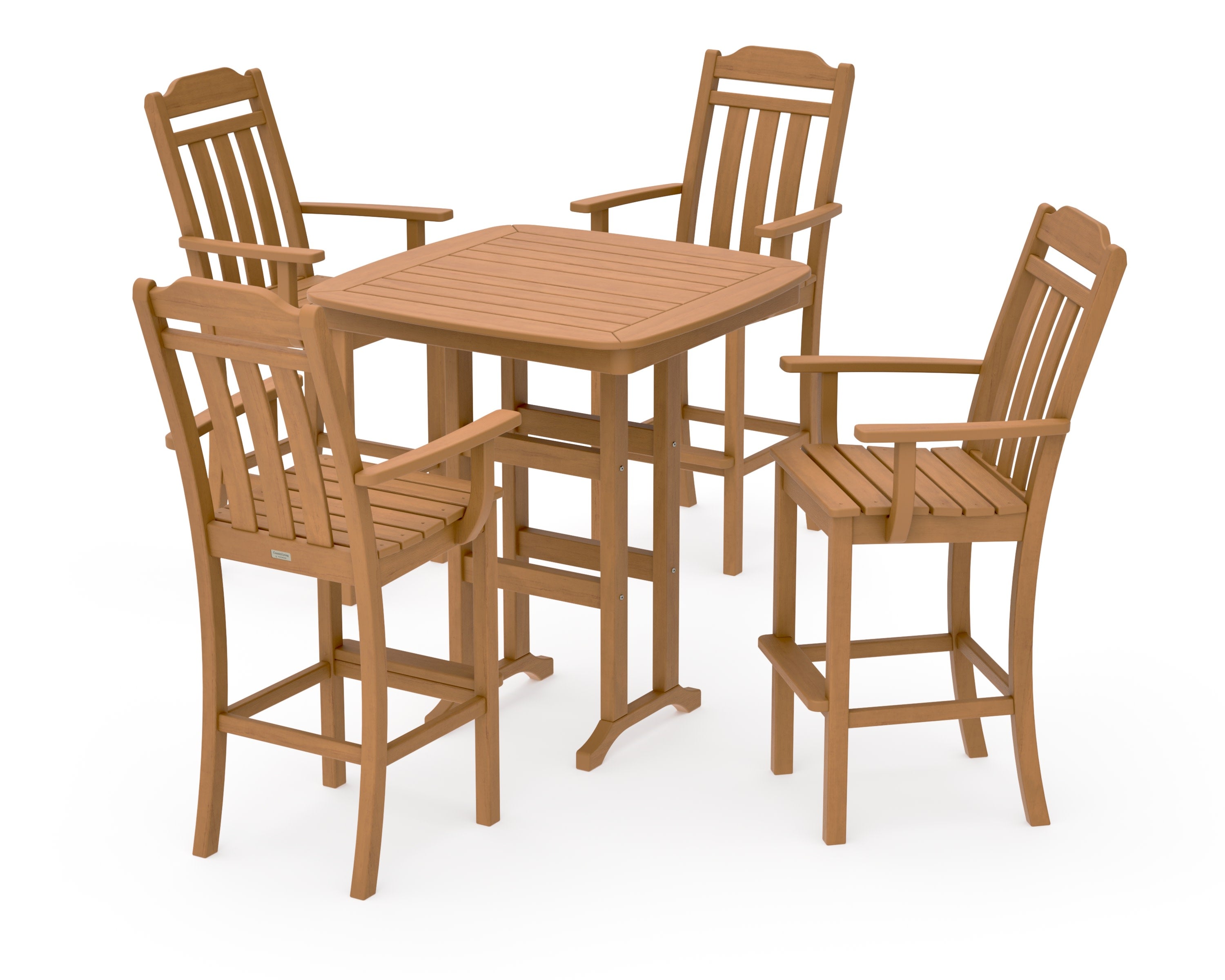 Cottage 5-Piece Bar Set in Natural