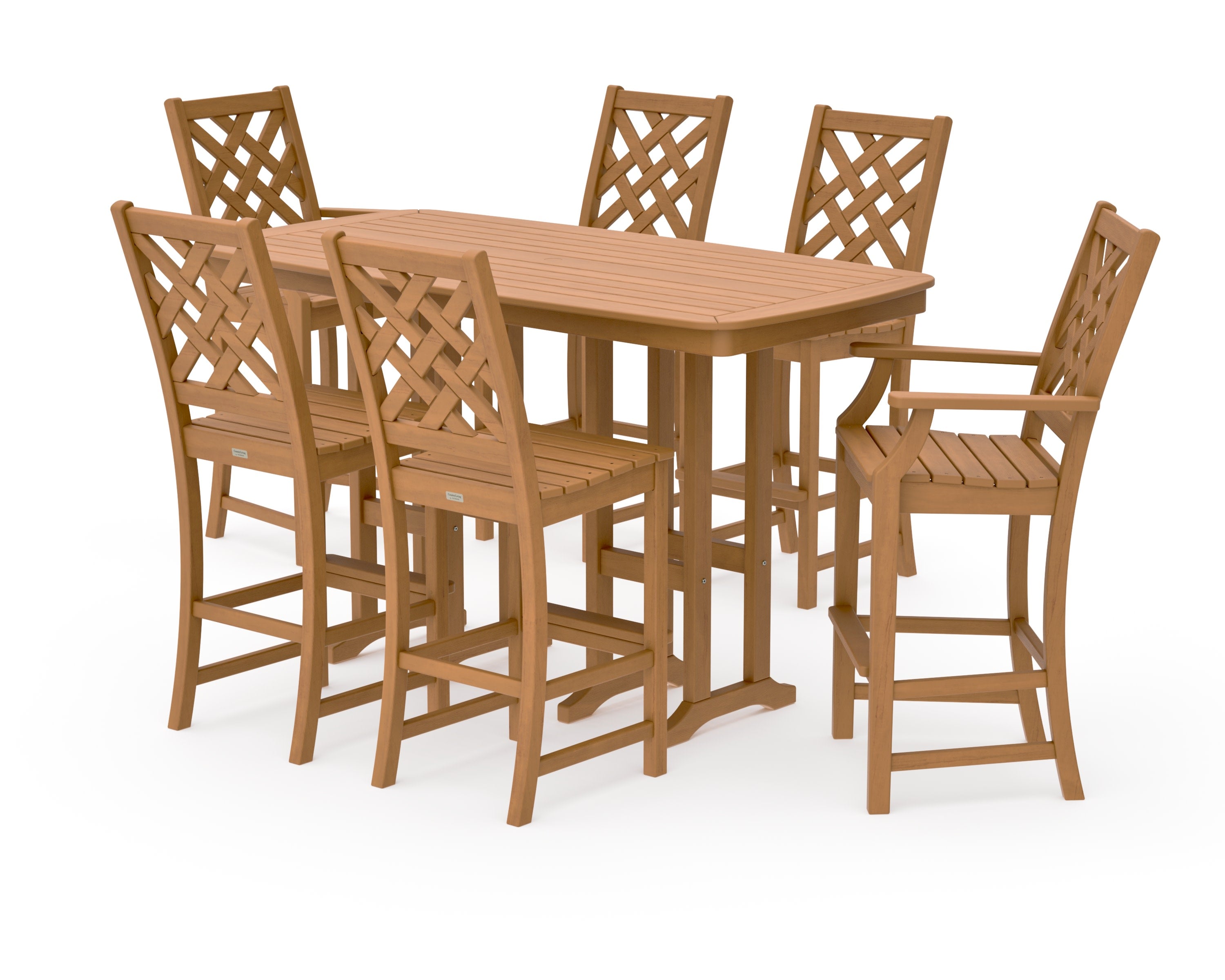 Wovendale 7-Piece Bar Set in Natural
