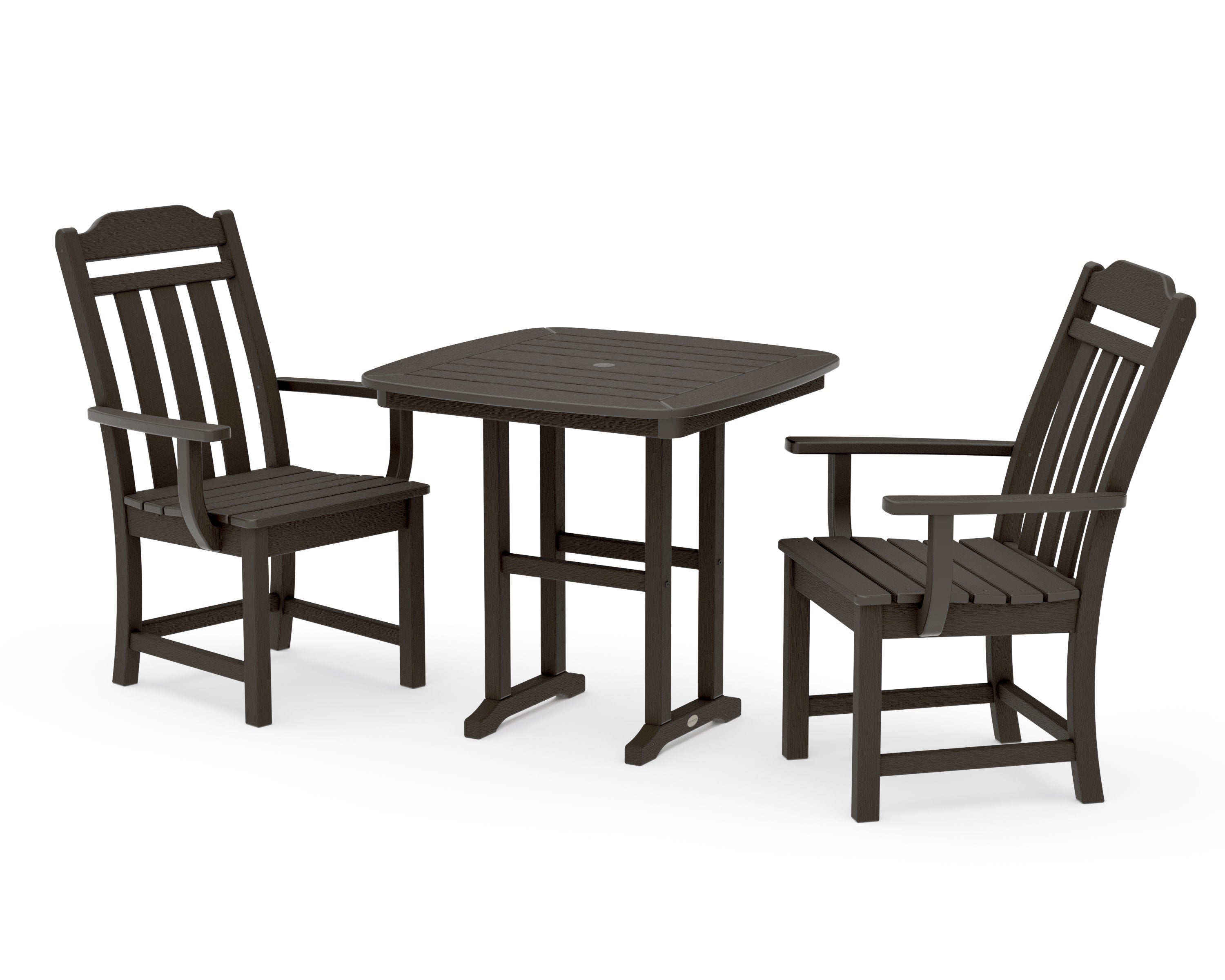 Cottage 3-Piece Dining Set in Vintage Coffee
