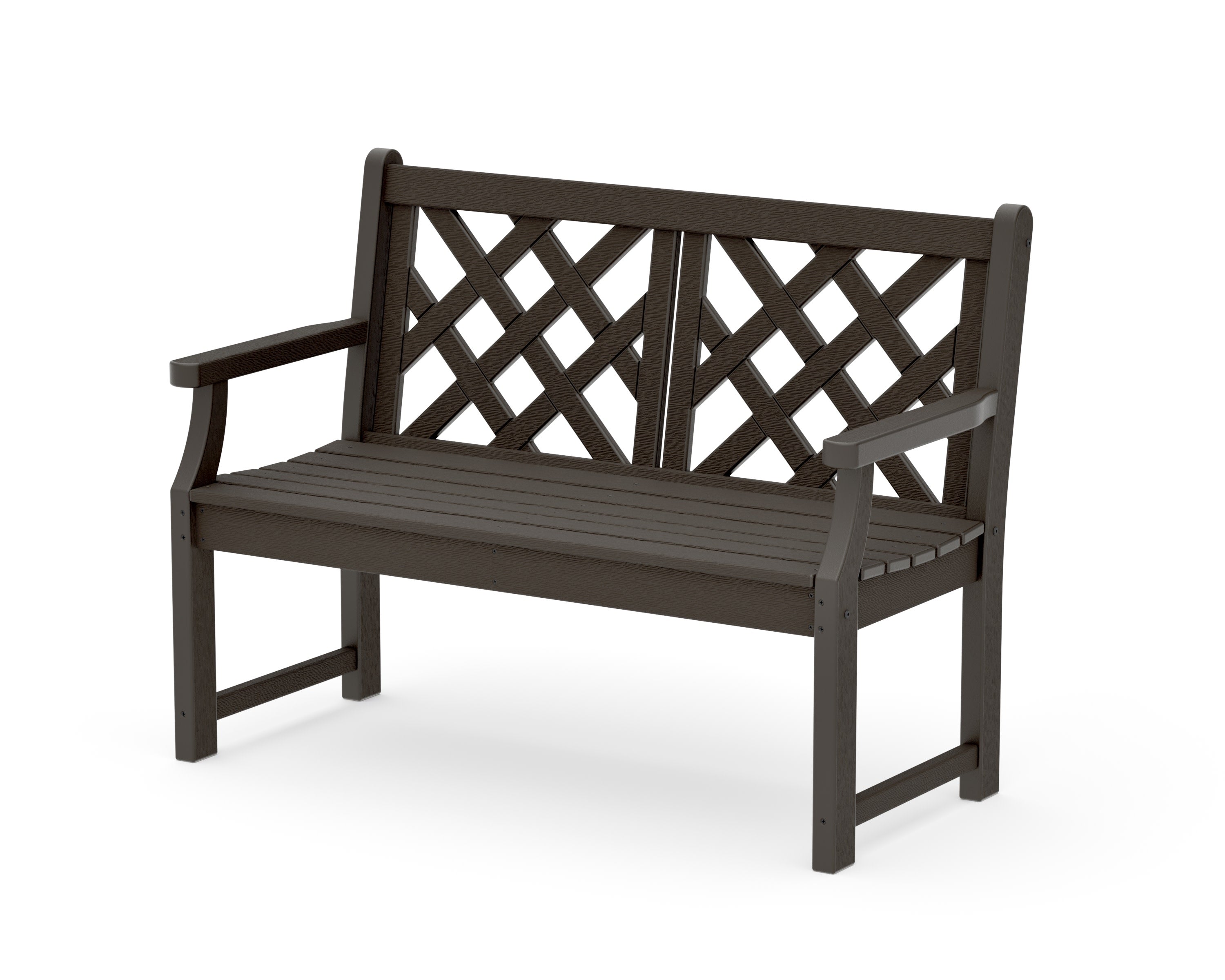 Wovendale 48" Bench in Vintage Coffee
