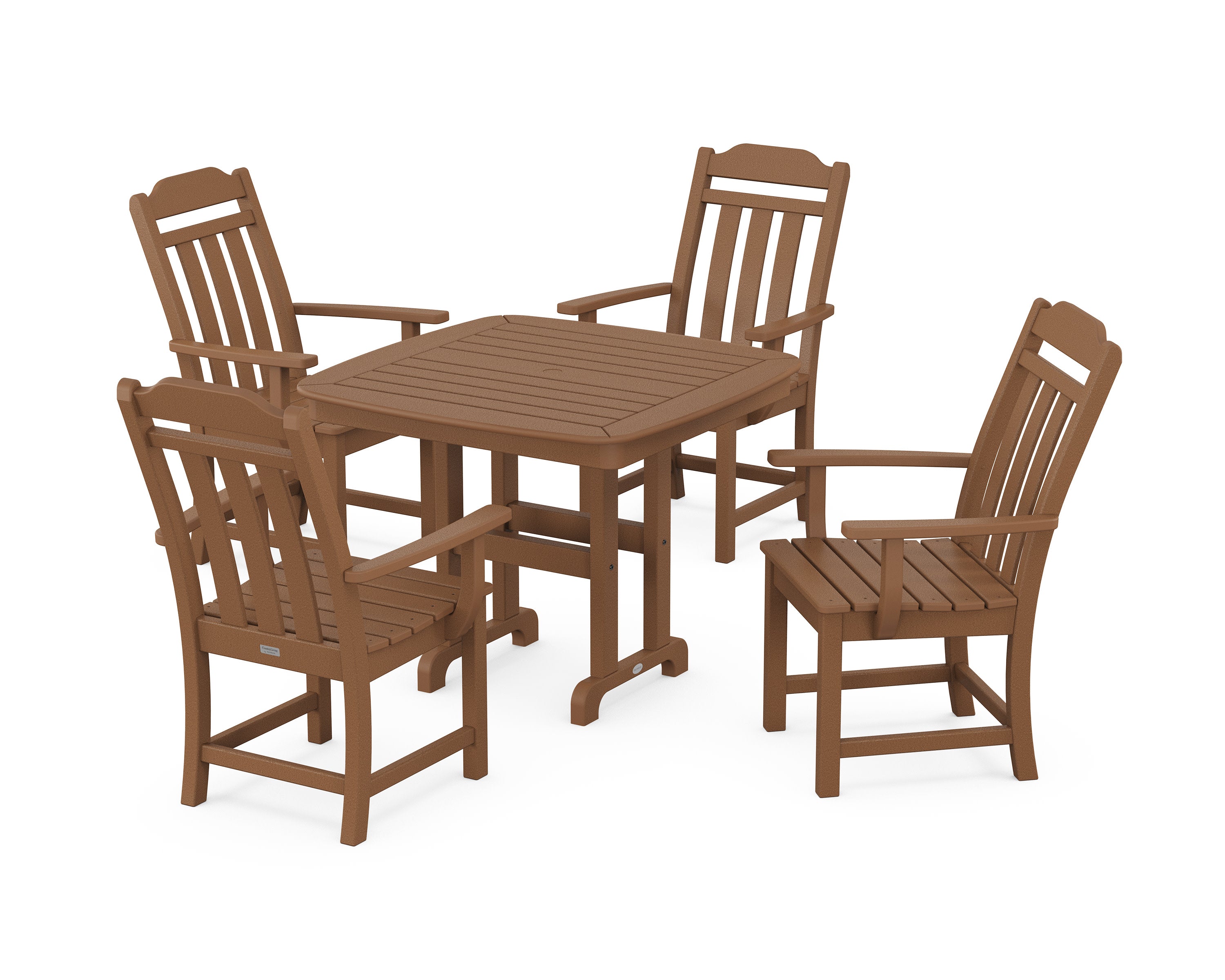 Cottage 5-Piece Dining Set in Teak