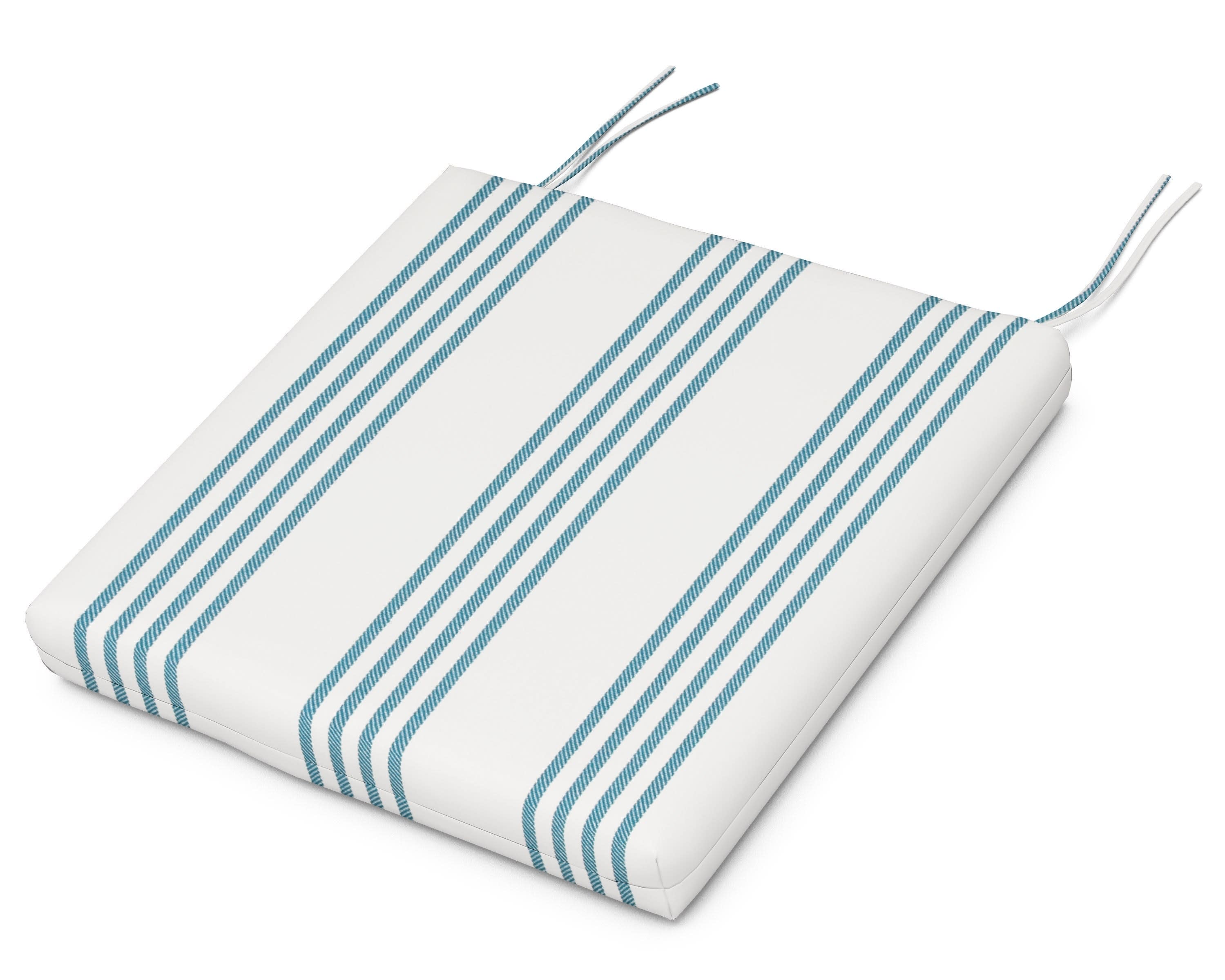 Seat Cushion - 18.5"D x 21"W x 2.5"H in Shade Lagoon