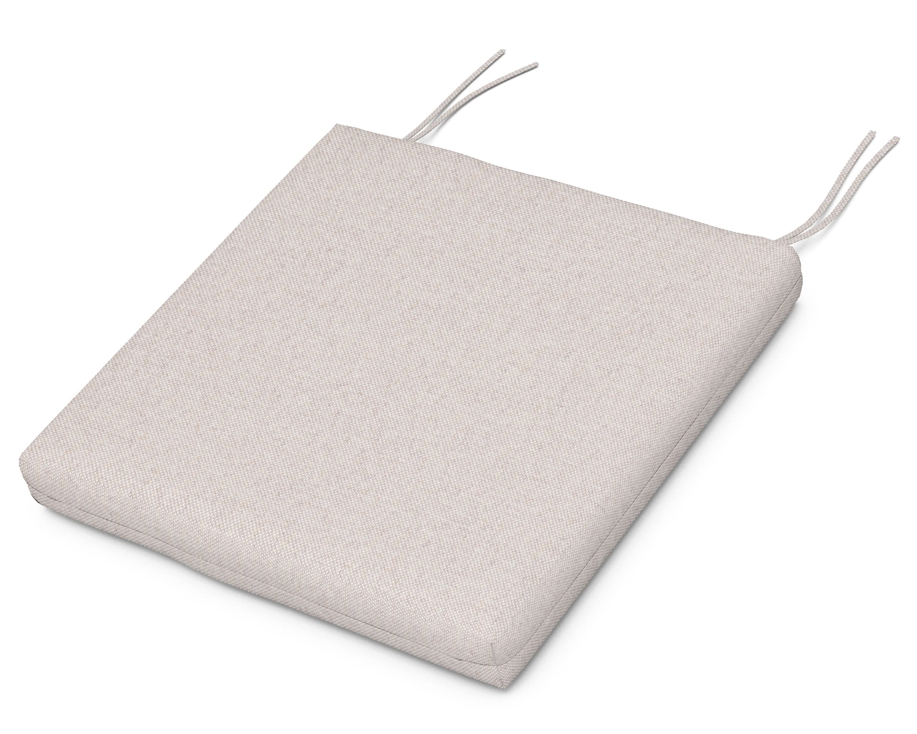 Seat Cushion 17"D x 20.75"W x 2.5"H in Dune Burlap