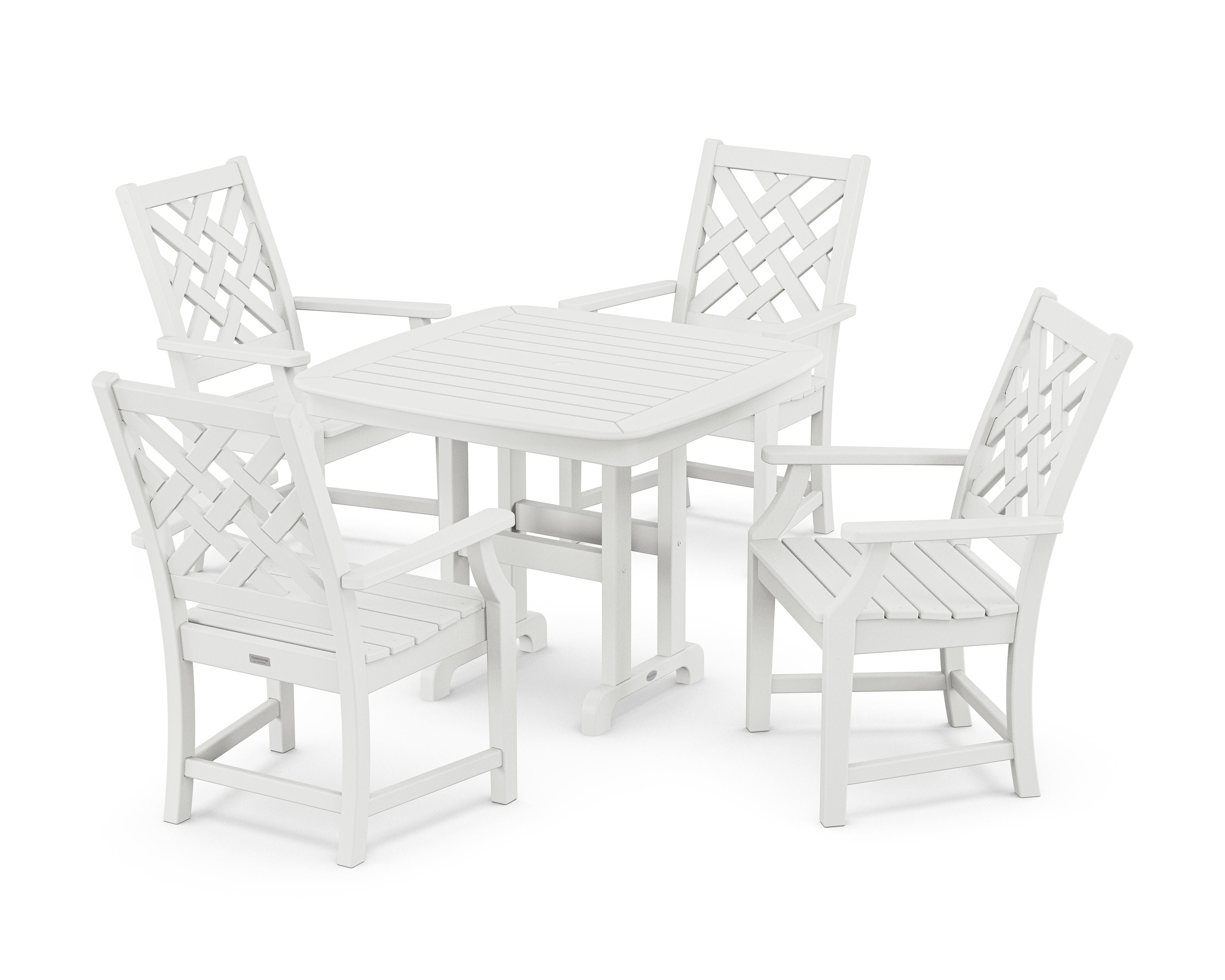 Wovendale 5-Piece Dining Set in White