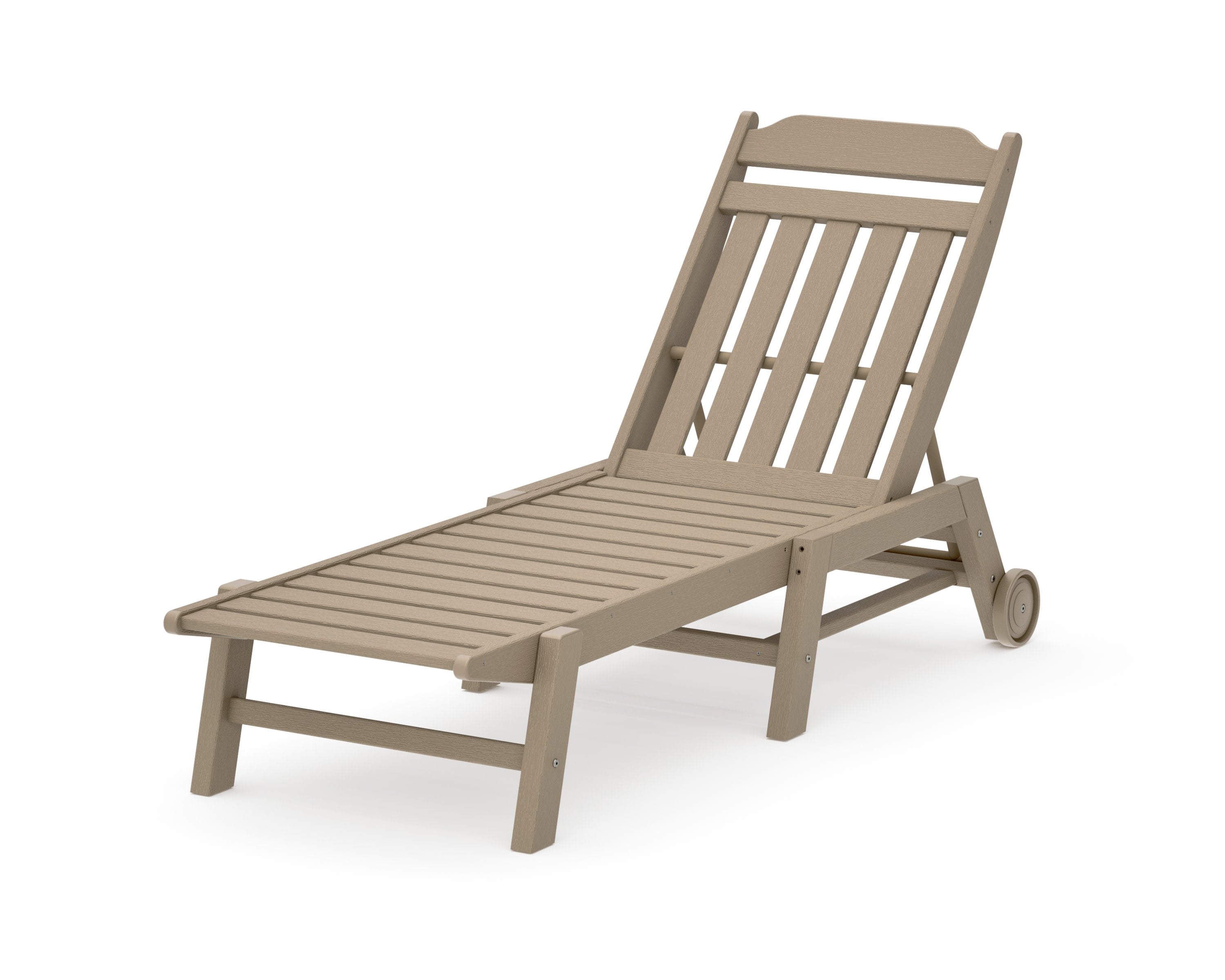 Cottage Chaise with Wheels in Vintage Sahara