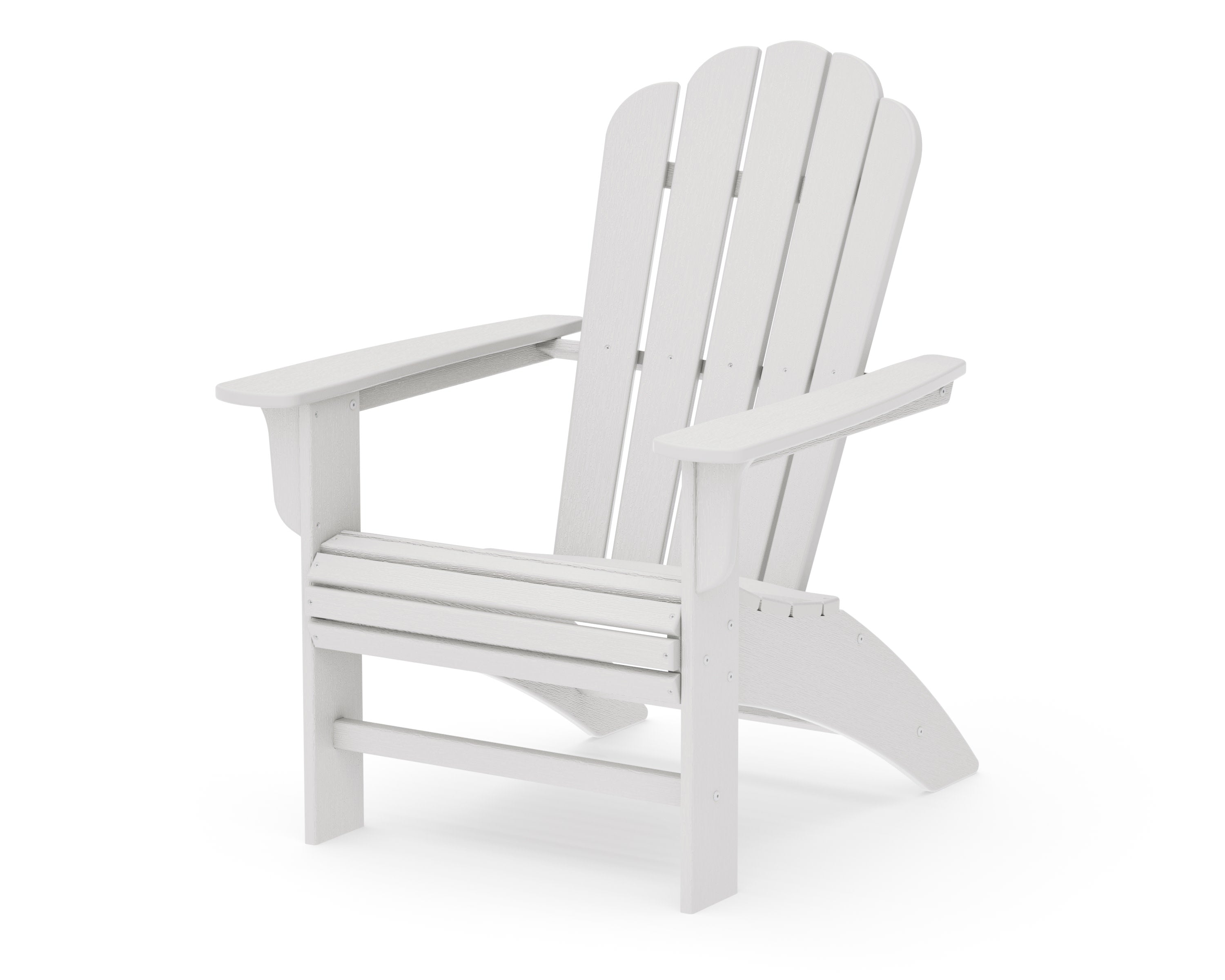 Cottage Curveback Adirondack Chair in Vintage White