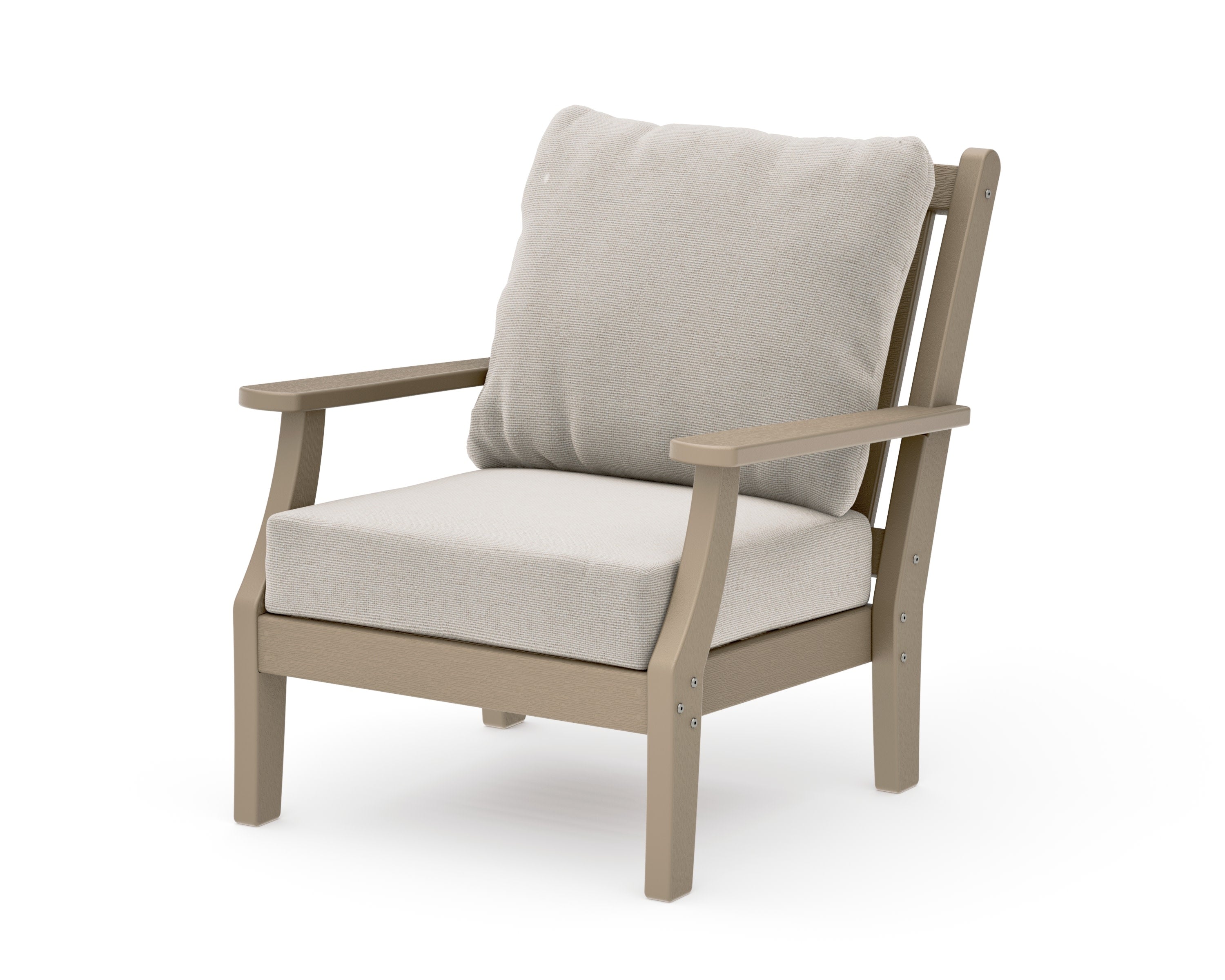 Wovendale Deep Seating Chair in Vintage Sahara / Dune Burlap