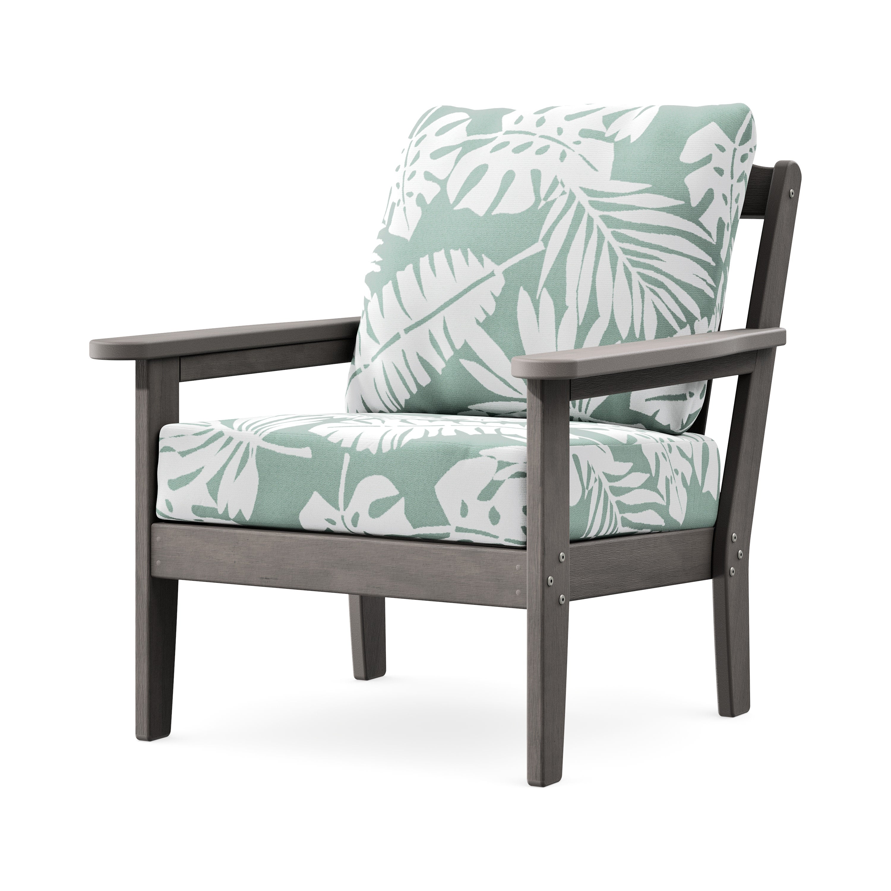 Cottage Deep Seating Chair in Driftwood / Leaf Glacier Spa