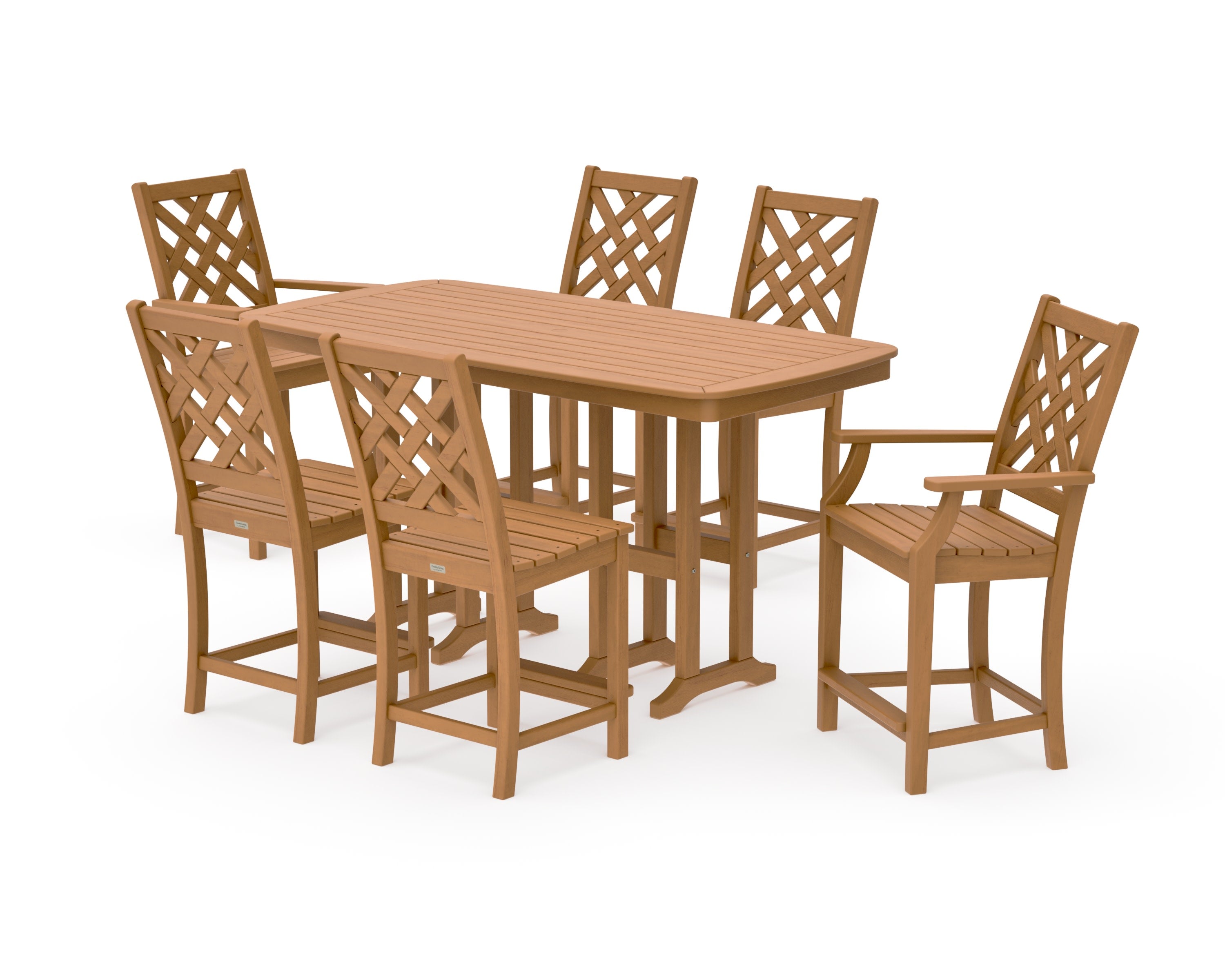 Wovendale 7-Piece Counter Set in Natural