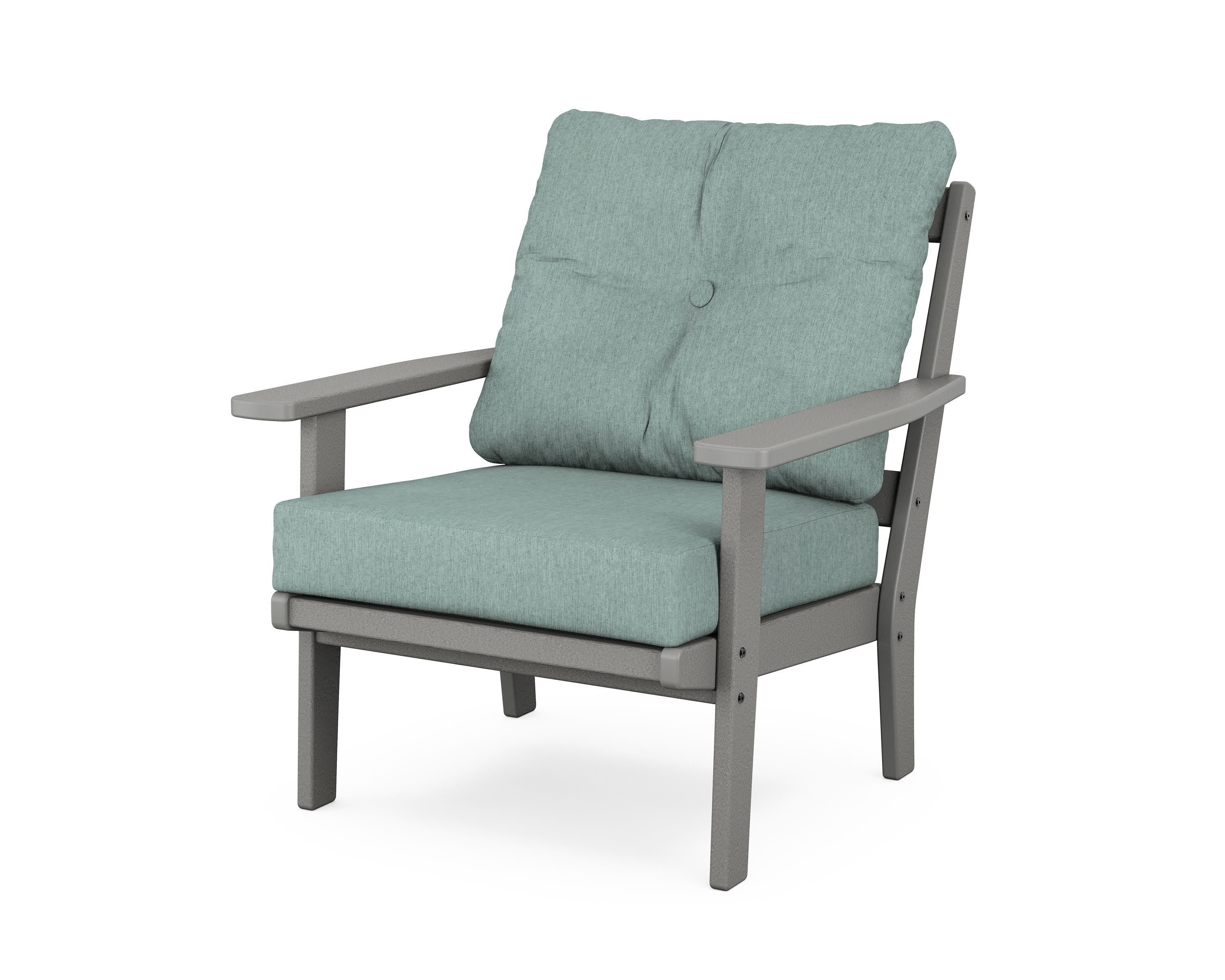 Prairie Deep Seating Chair in Slate Grey / Glacier Spa