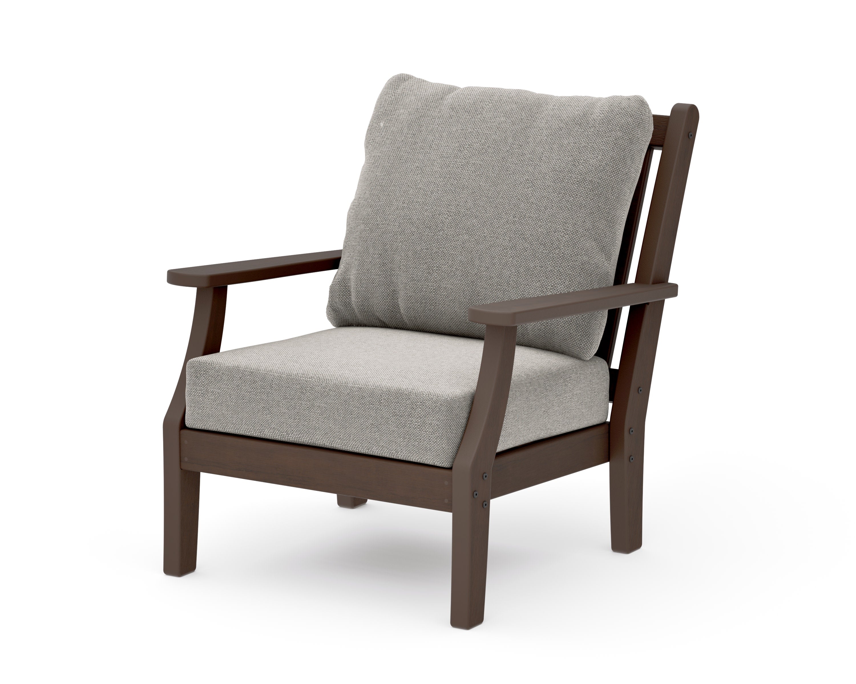 Wovendale Deep Seating Chair in Kona / Weathered Tweed