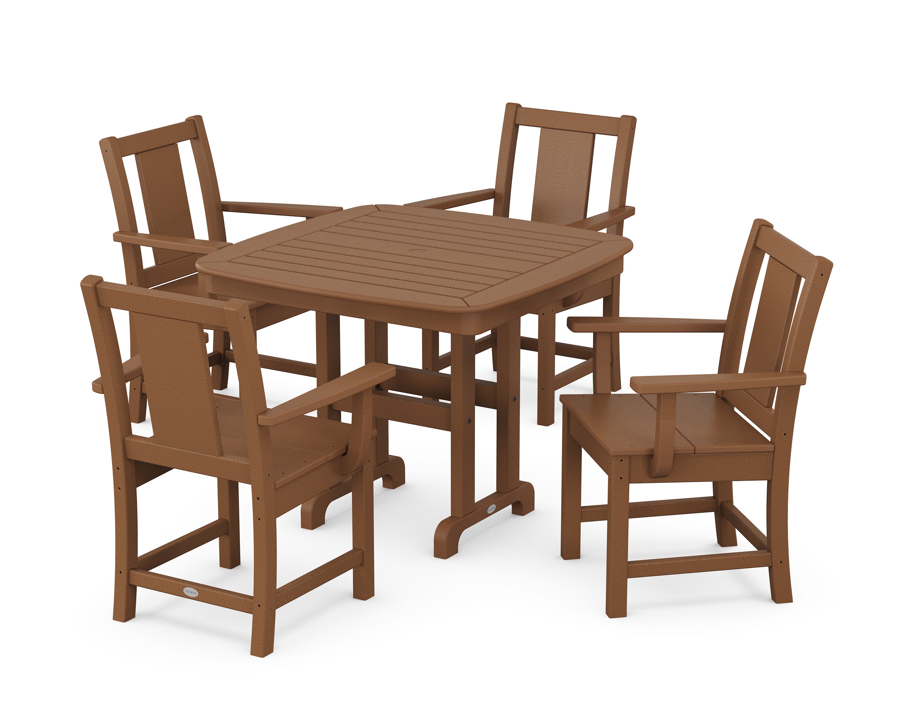 Prairie 5-Piece Dining Set in Teak