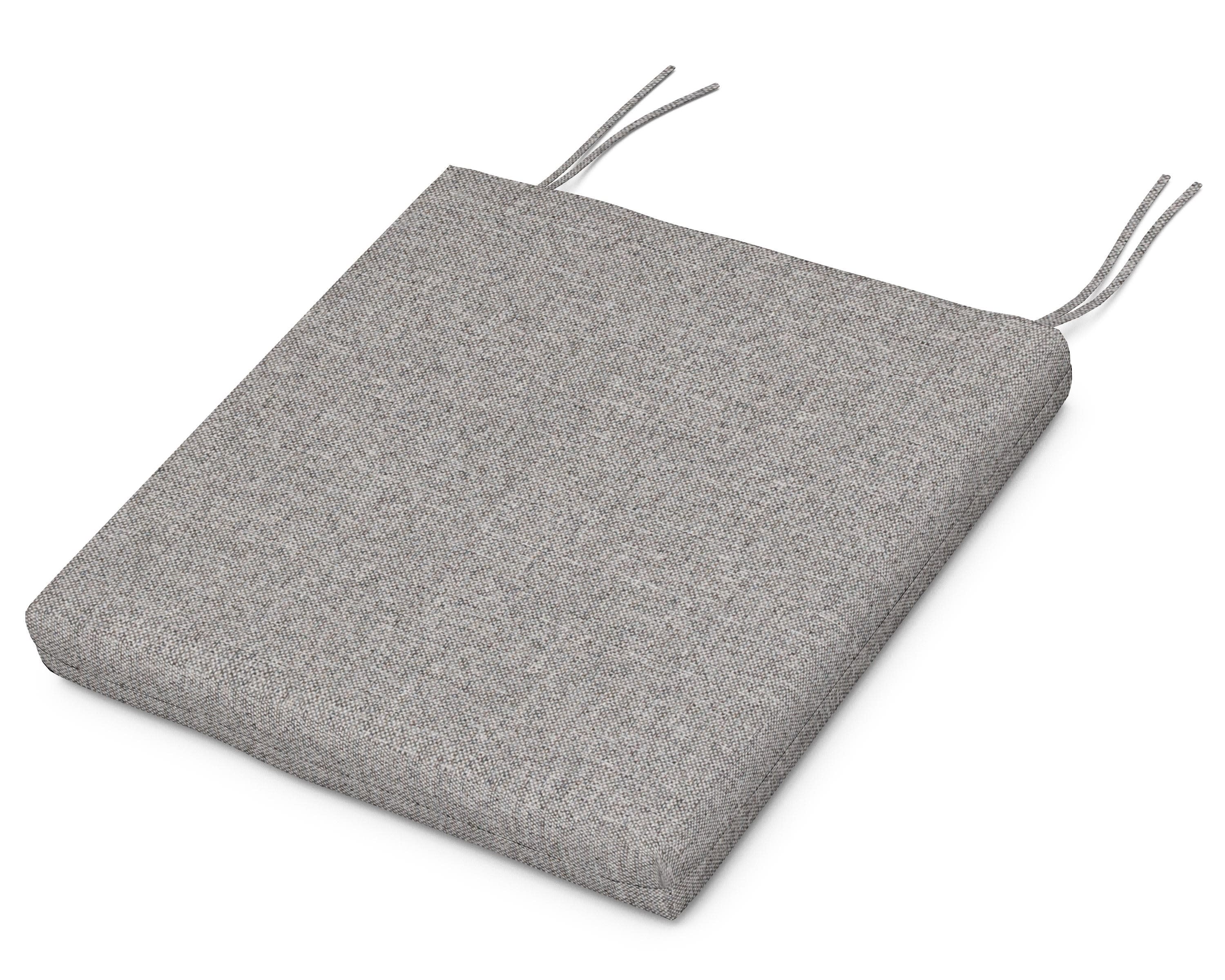 Seat Cushion 17"D x 20.75"W x 2.5"H in Grey Mist