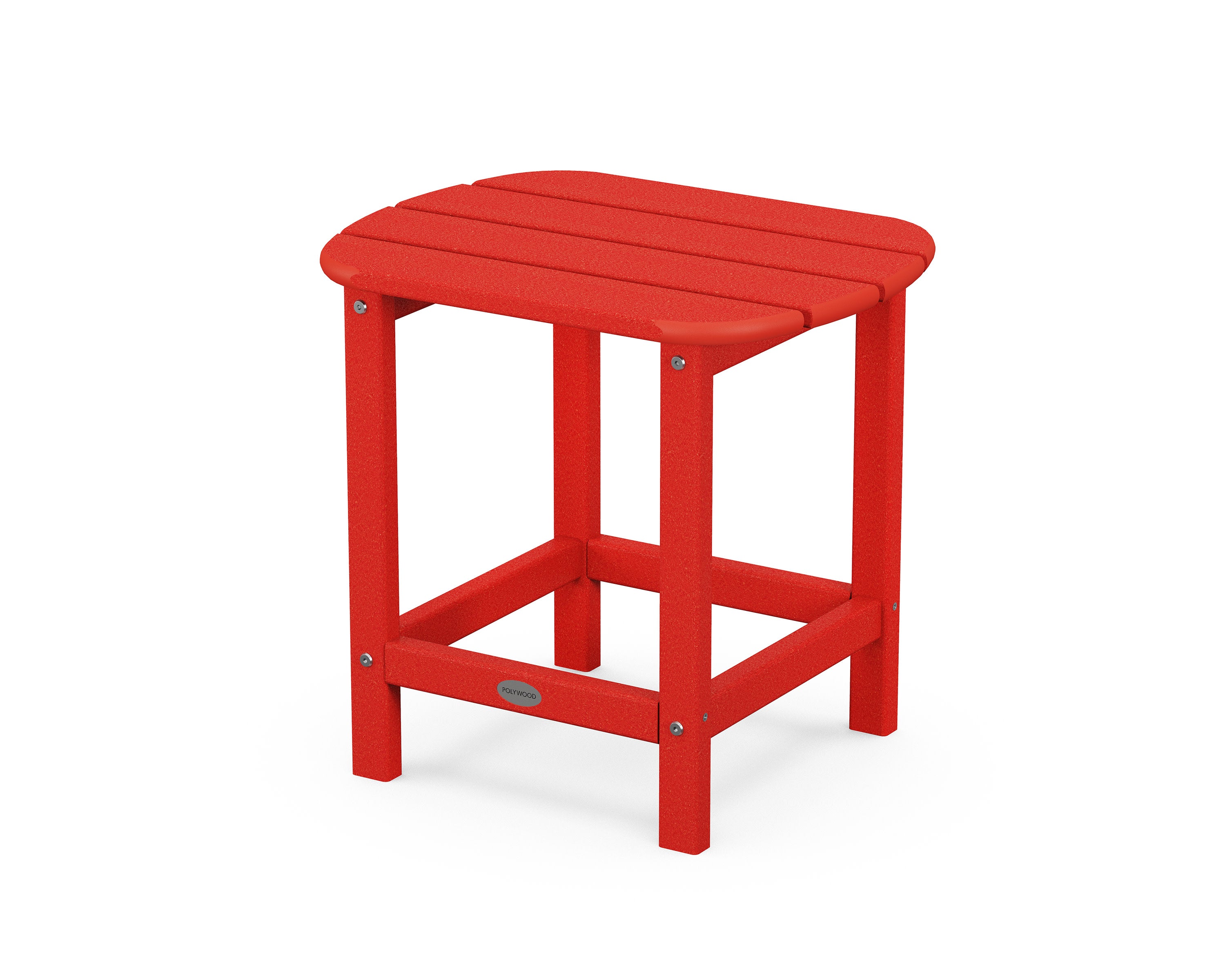 South Beach 18" Side Table in Sunset Red