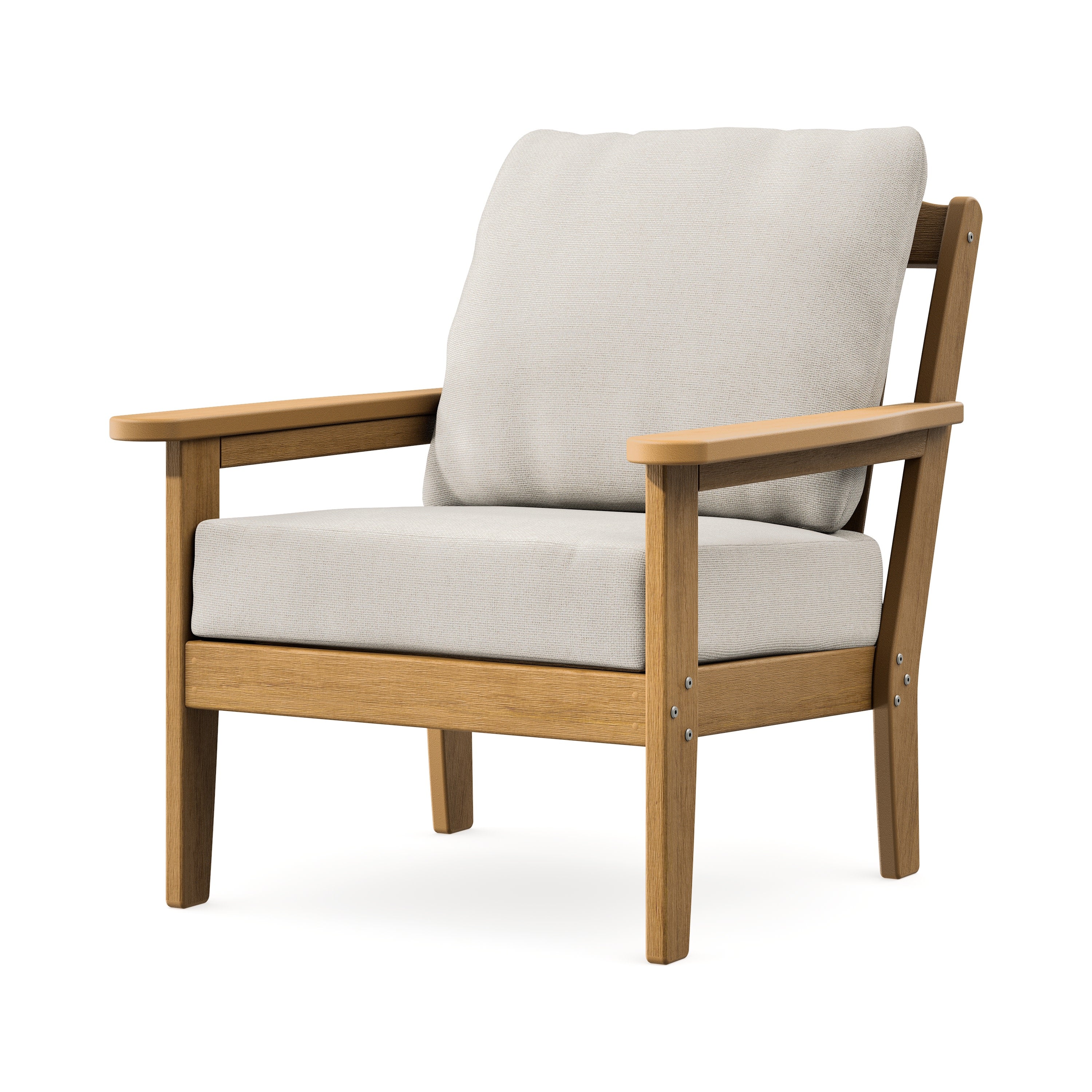 Cottage Deep Seating Chair in Natural / Dune Burlap