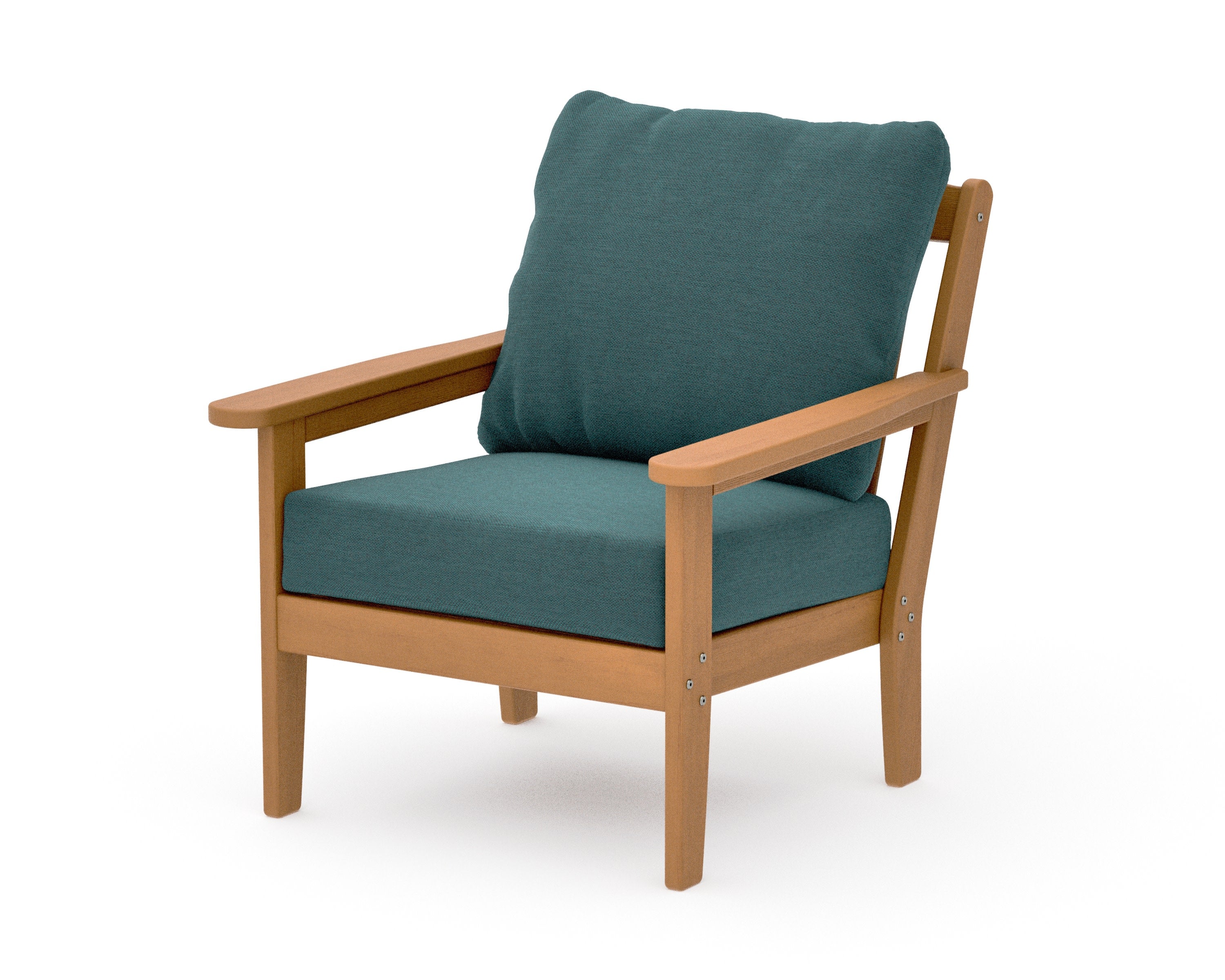Cottage Deep Seating Chair in Natural / Dune Burlap