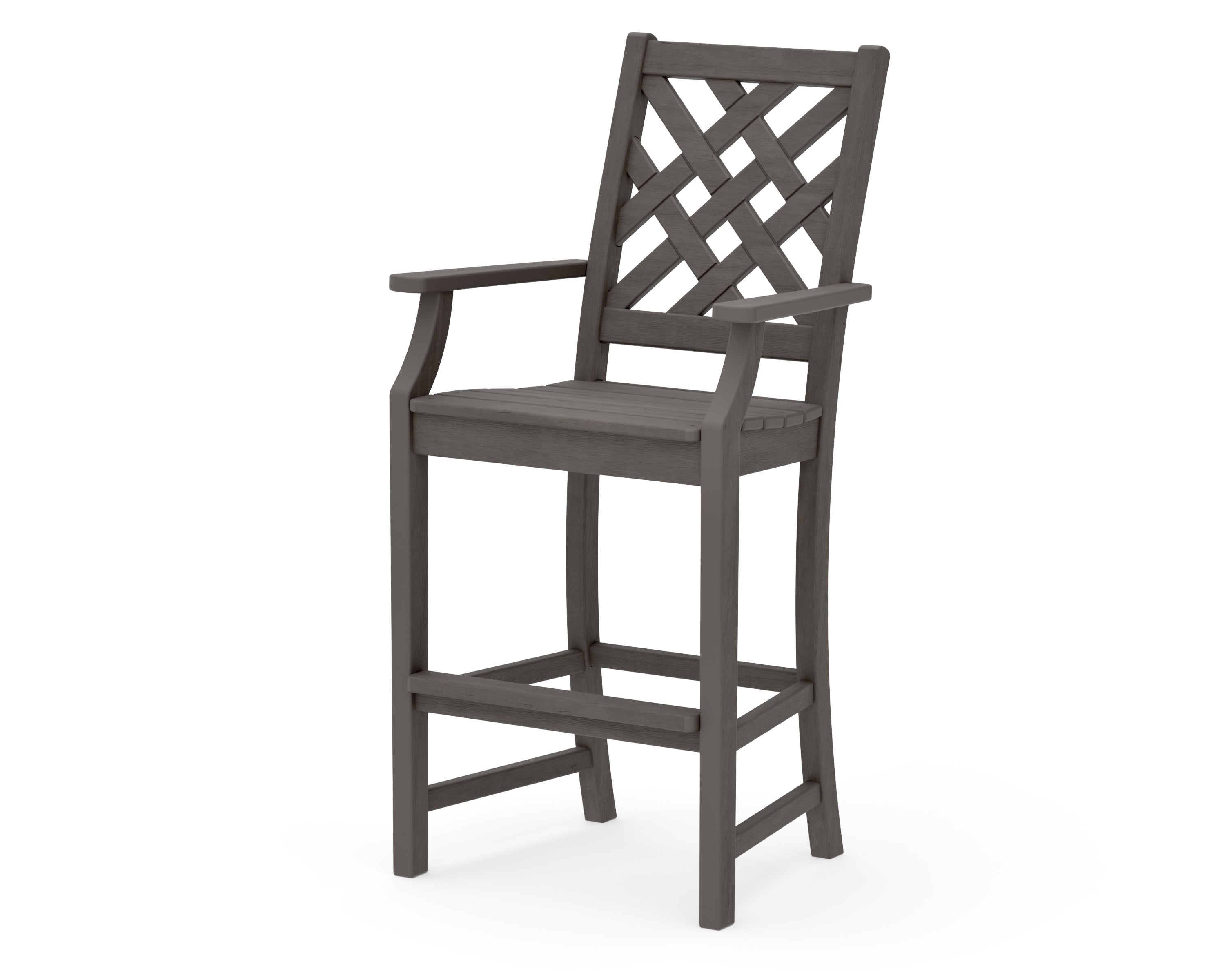 Wovendale Bar Arm Chair in Driftwood