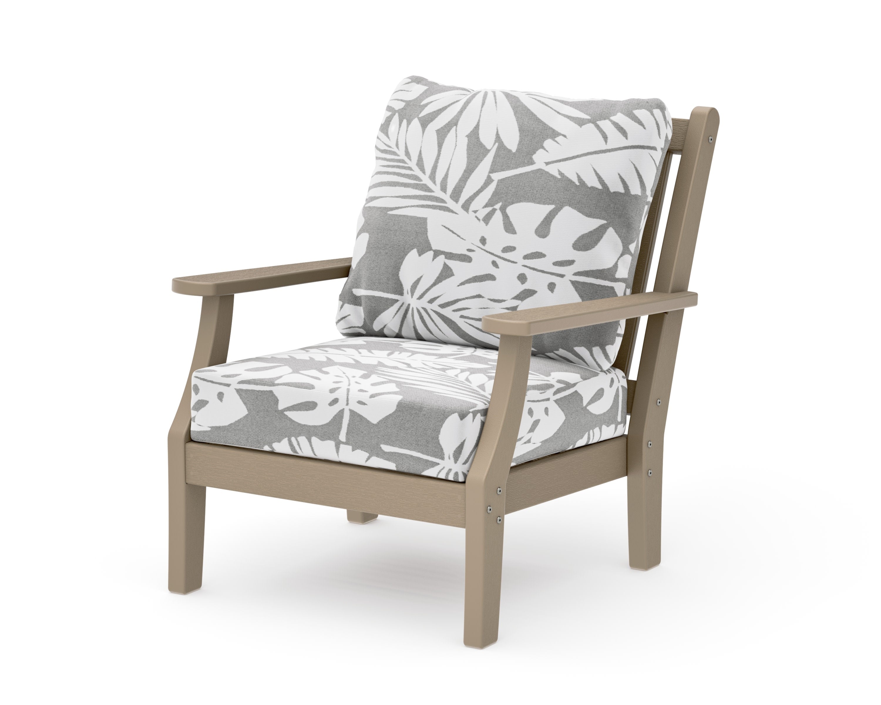 Wovendale Deep Seating Chair in Vintage Sahara / Leaf Grey Mist