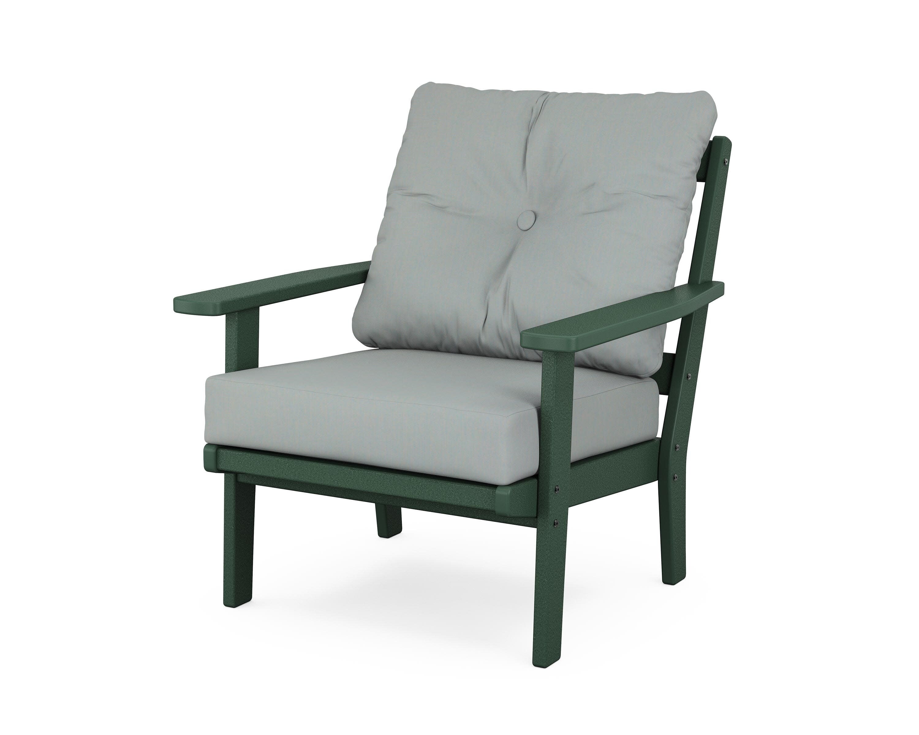 Prairie Deep Seating Chair in Green / Spa