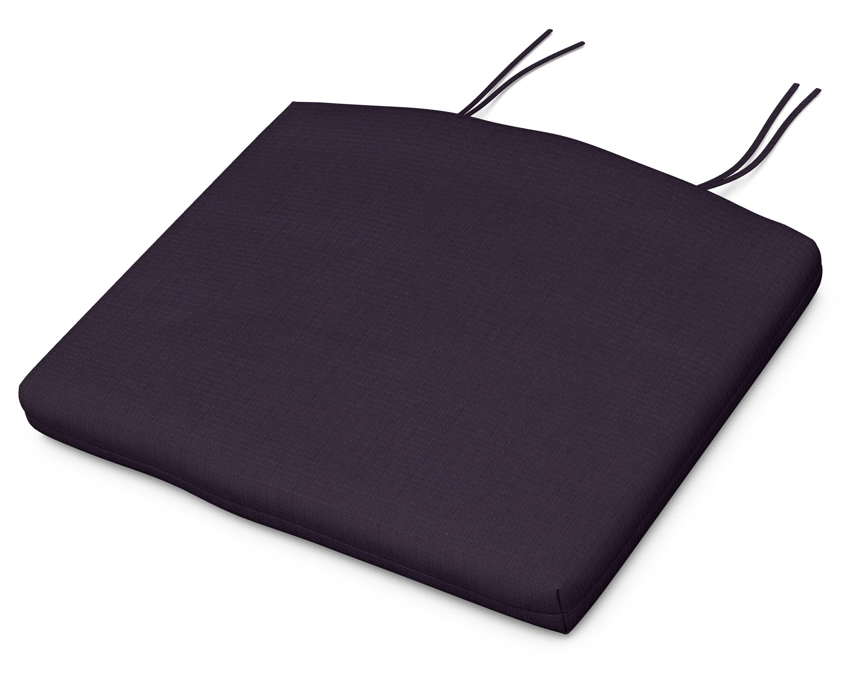 Standard Seat Cushion 18"D x 22"W x 2.5"H in Navy Linen