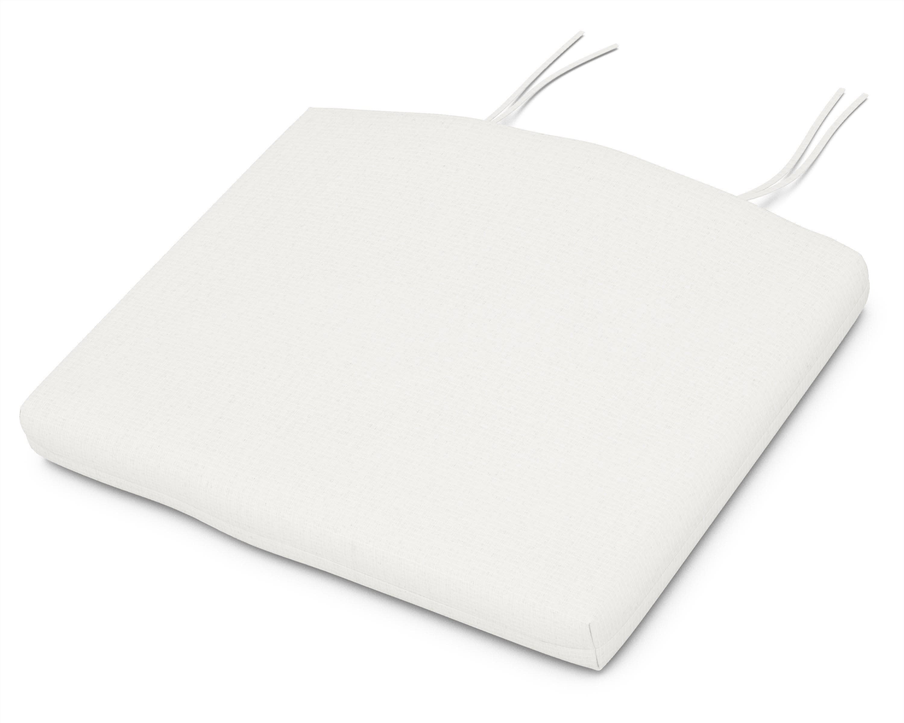 Standard Seat Cushion 18"D x 22"W x 2.5"H in Natural Linen