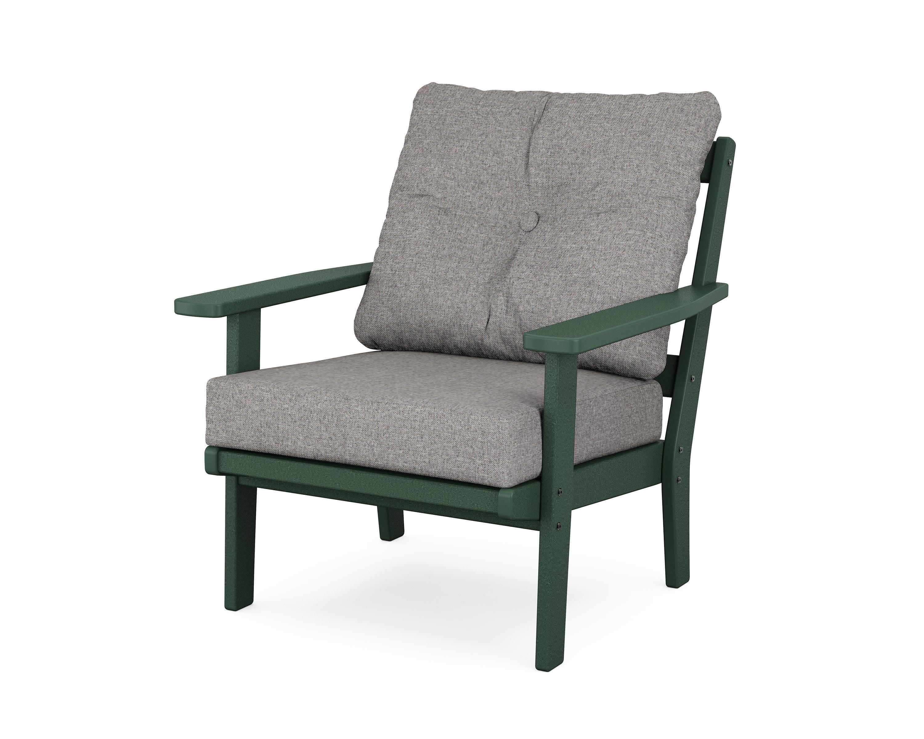 Prairie Deep Seating Chair in Green / Grey Mist
