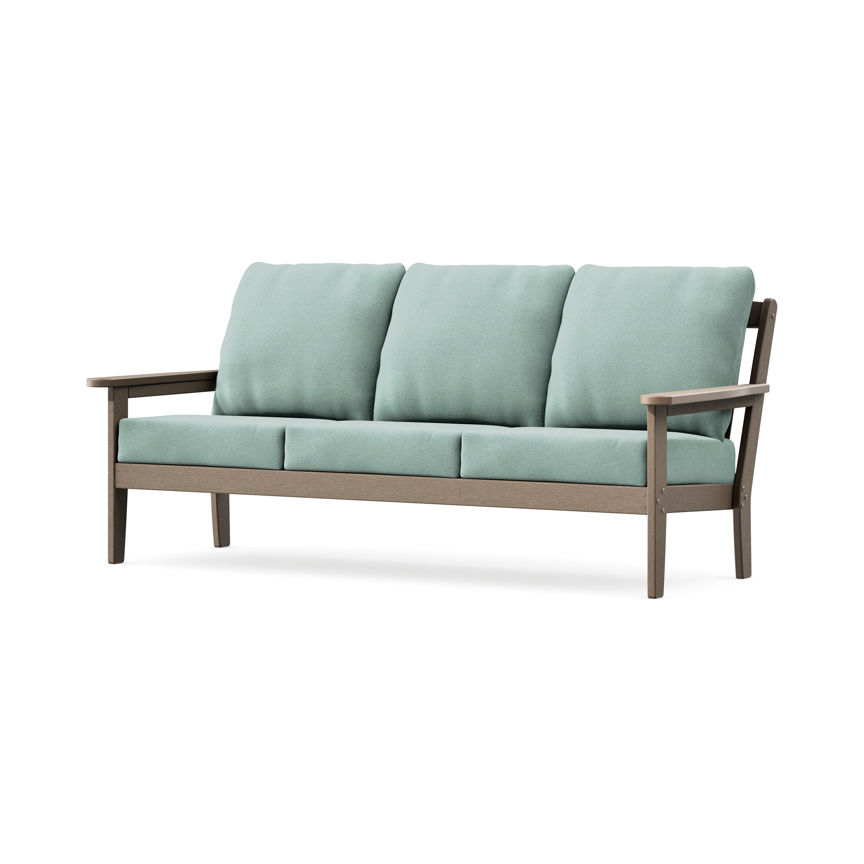 Cottage Deep Seating Sofa in Vintage Sahara / Glacier Spa