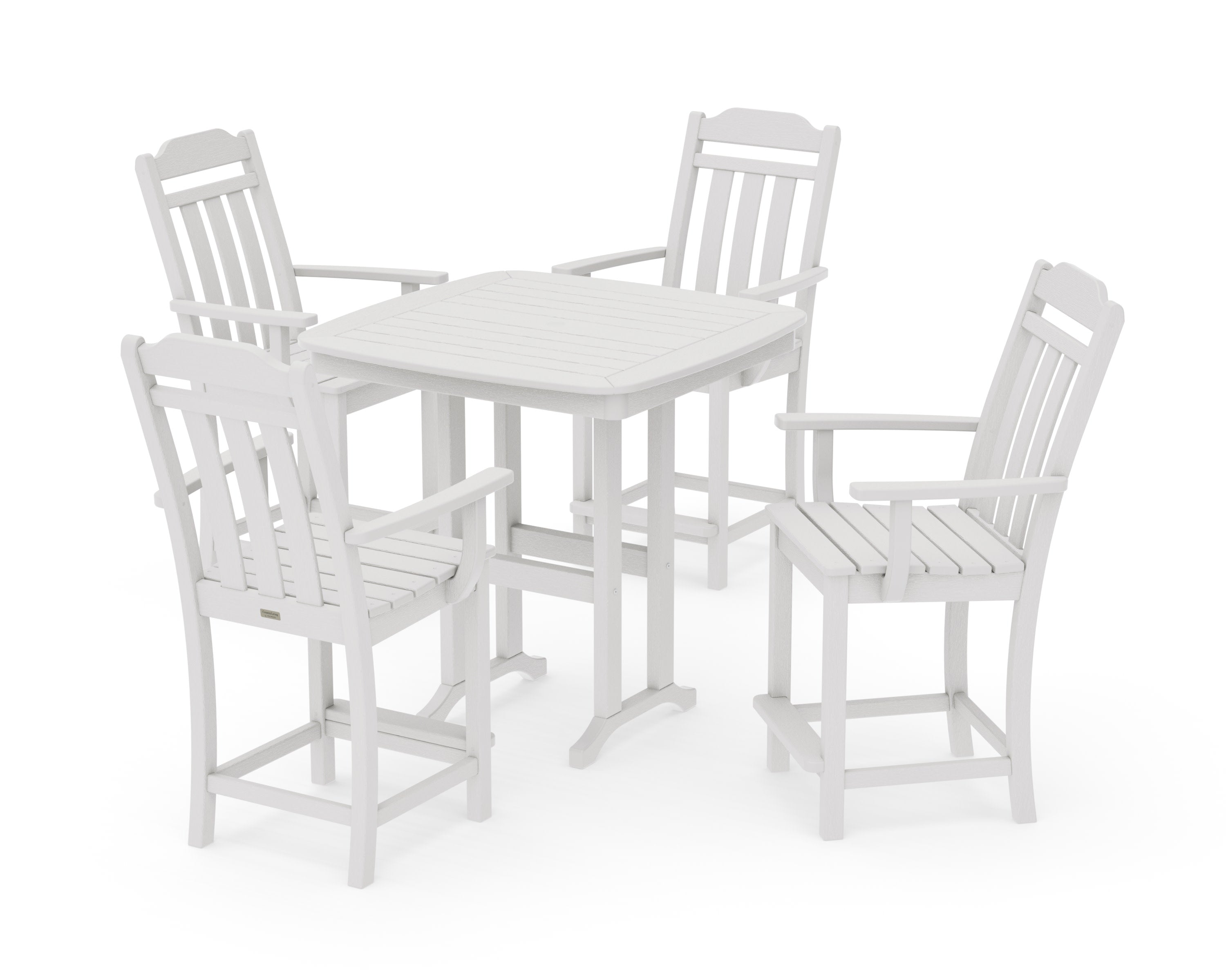 Cottage 5-Piece Counter Set in Vintage White