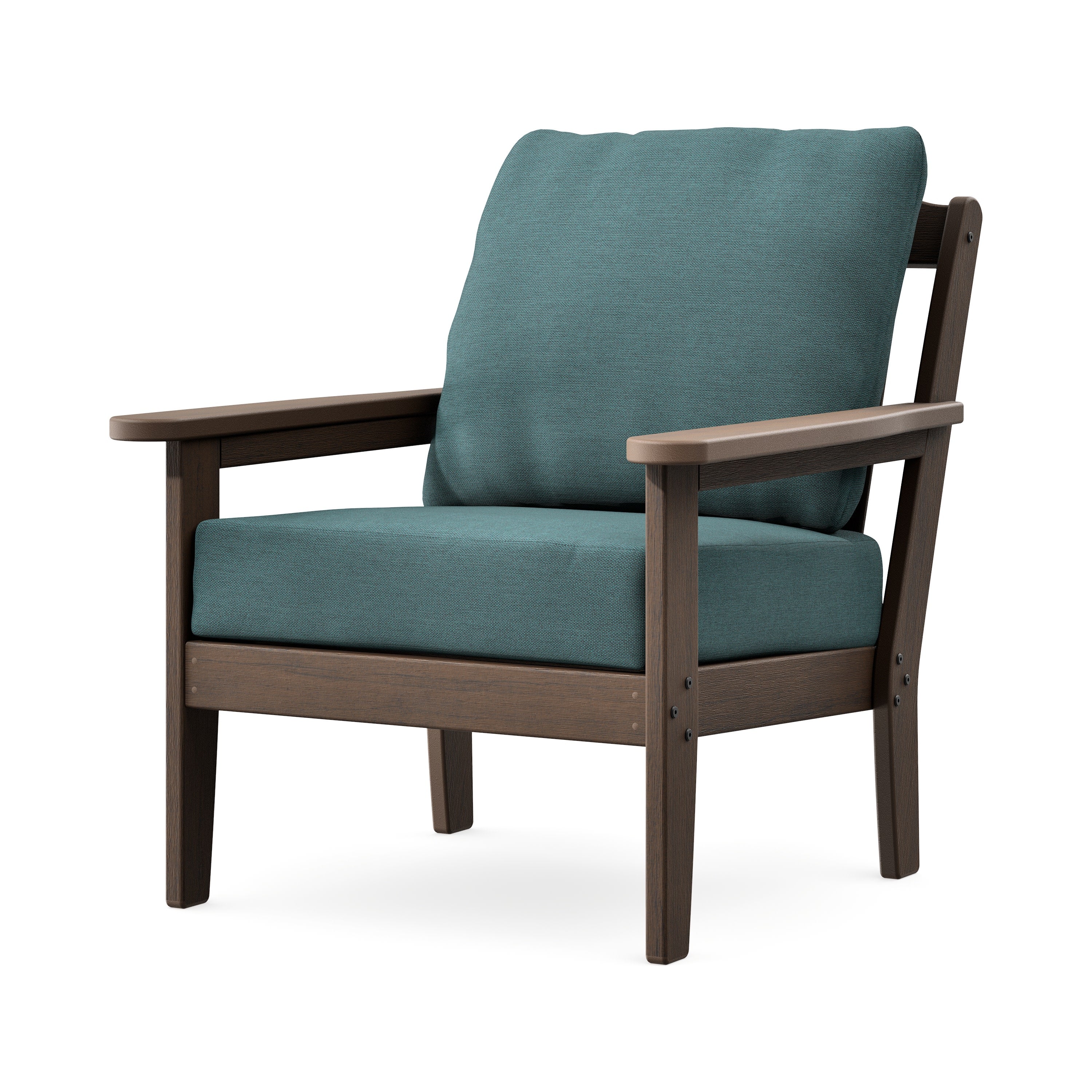 Cottage Deep Seating Chair in Kona / Ocean Teal