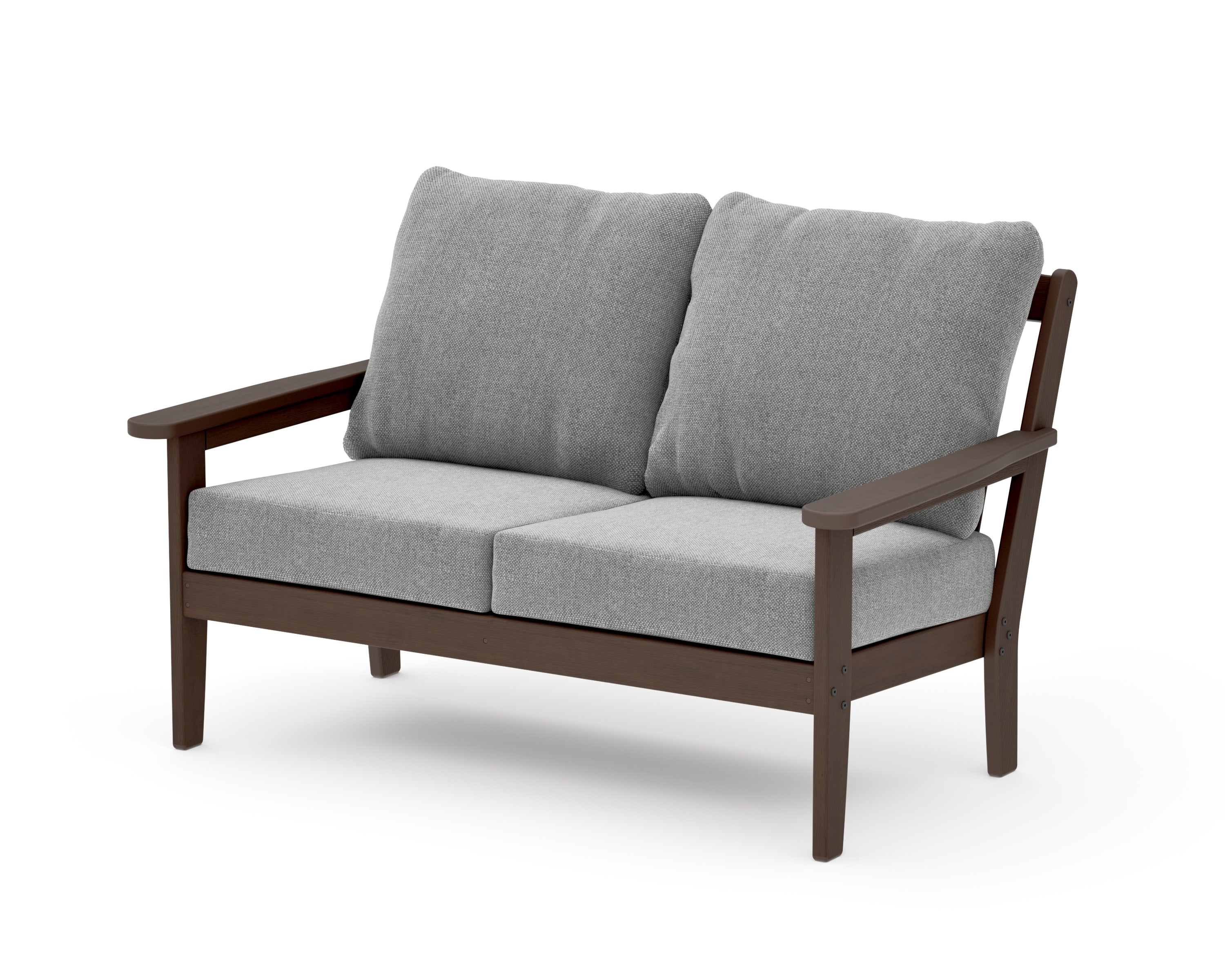 Cottage Deep Seating Loveseat in Kona / Grey Mist