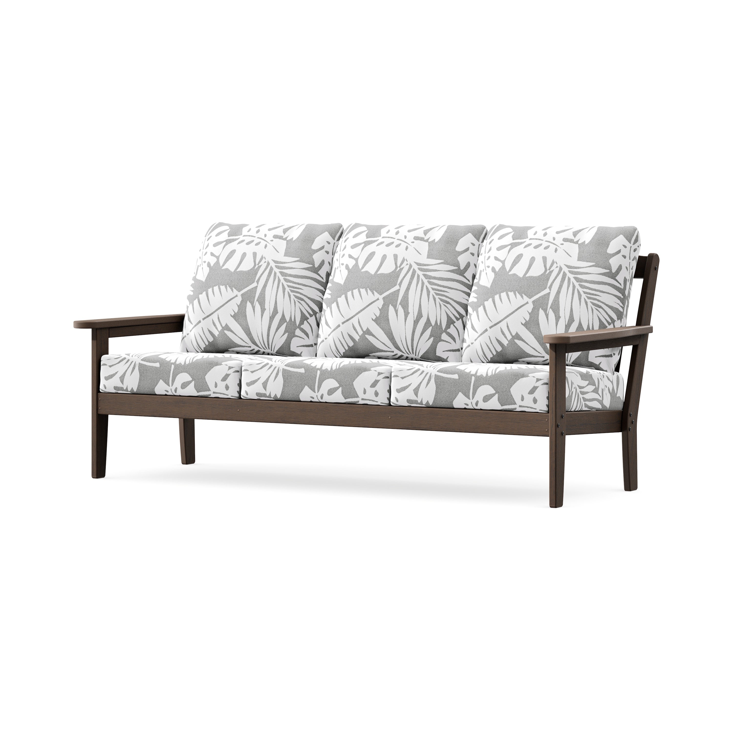 Cottage Deep Seating Sofa in Kona / Leaf Grey Mist