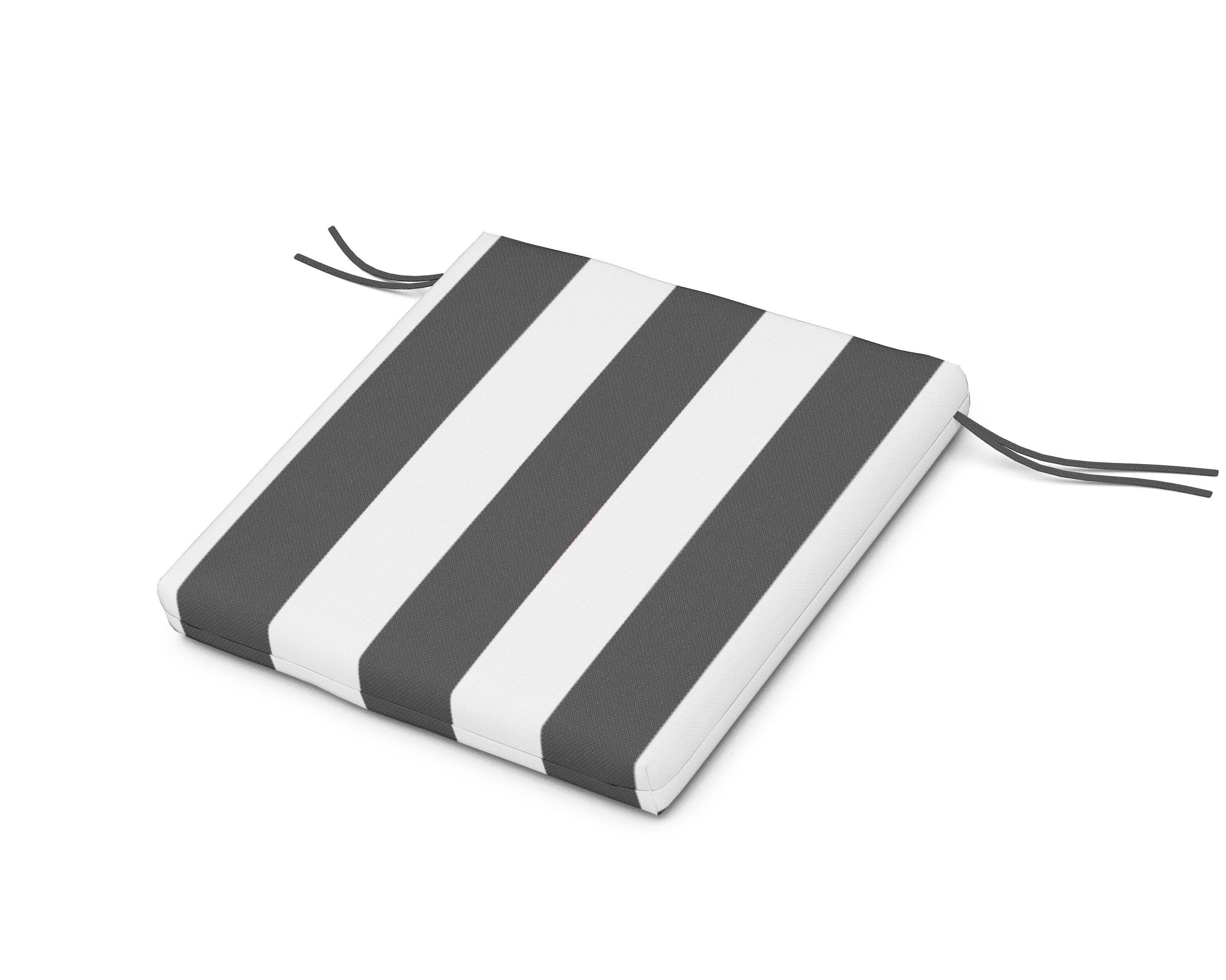 20 x 20 Seat Cushion in Montdor Onyx