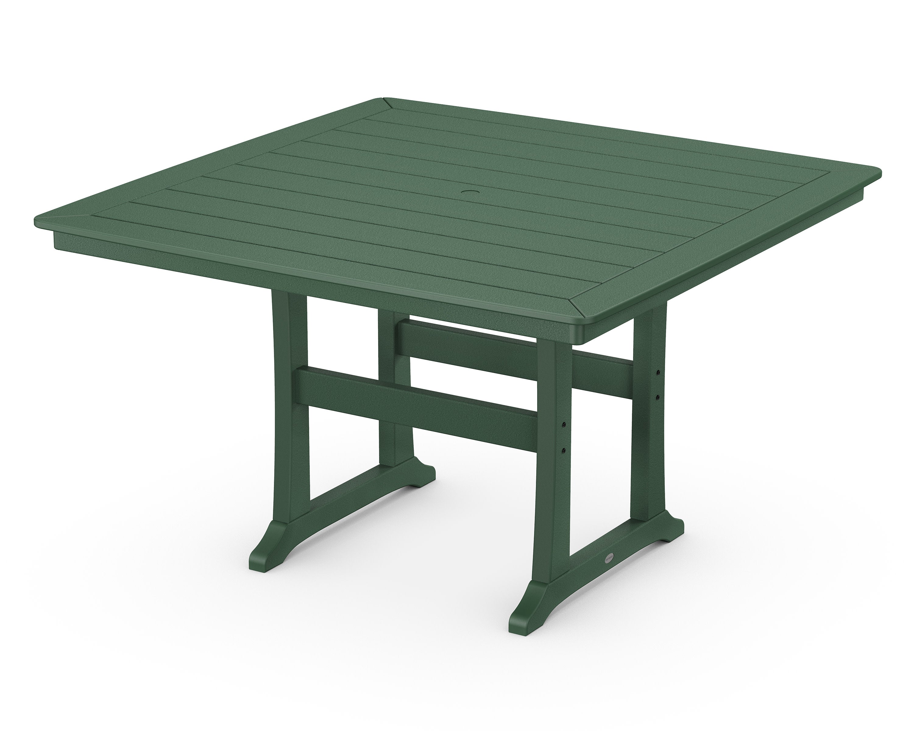 Nautical Trestle 59" Counter Table in Green