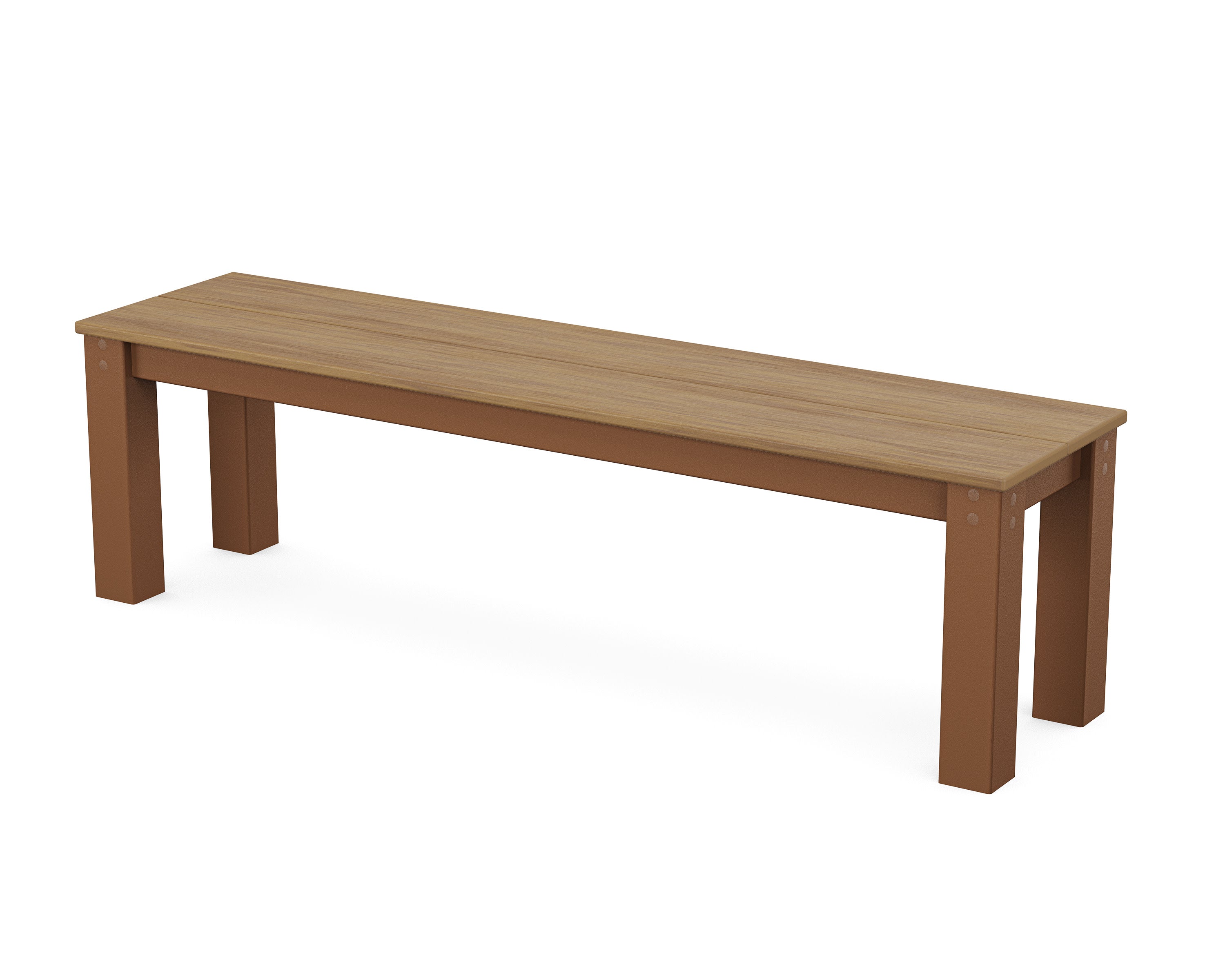 Parsons 60" Bench in Teak / Natural