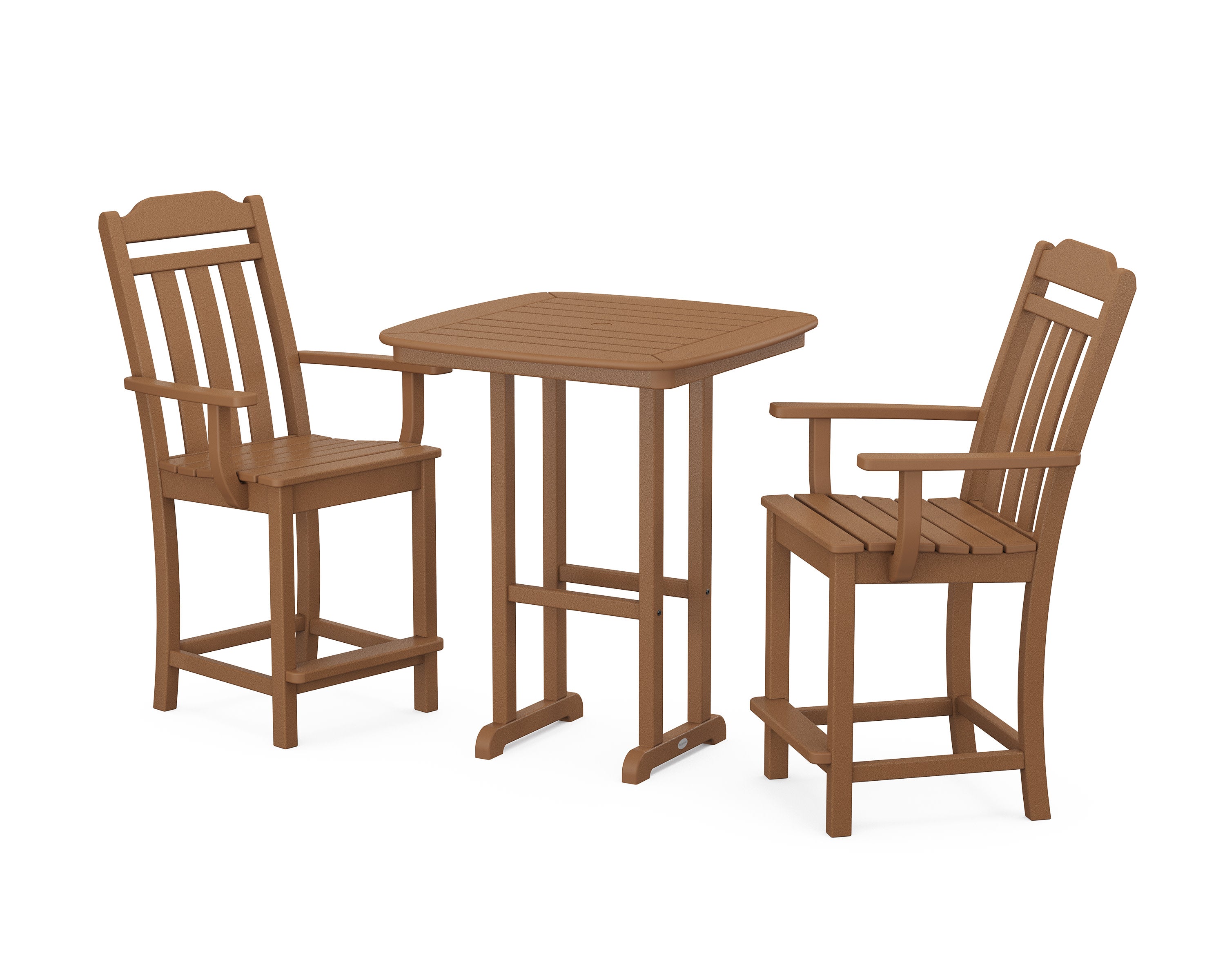 Cottage 3-Piece Counter Set in Teak