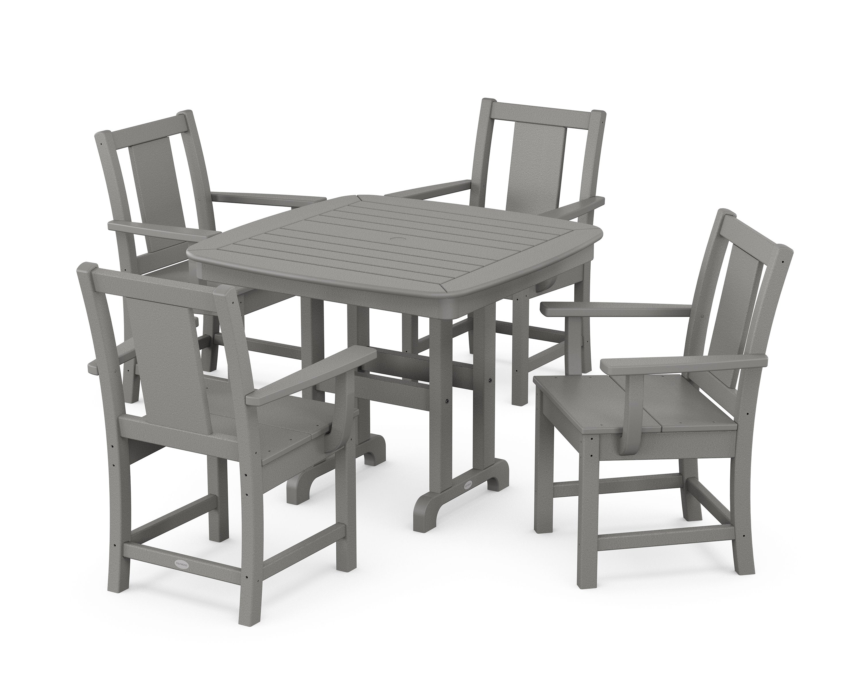 Prairie 5-Piece Dining Set in Slate Grey