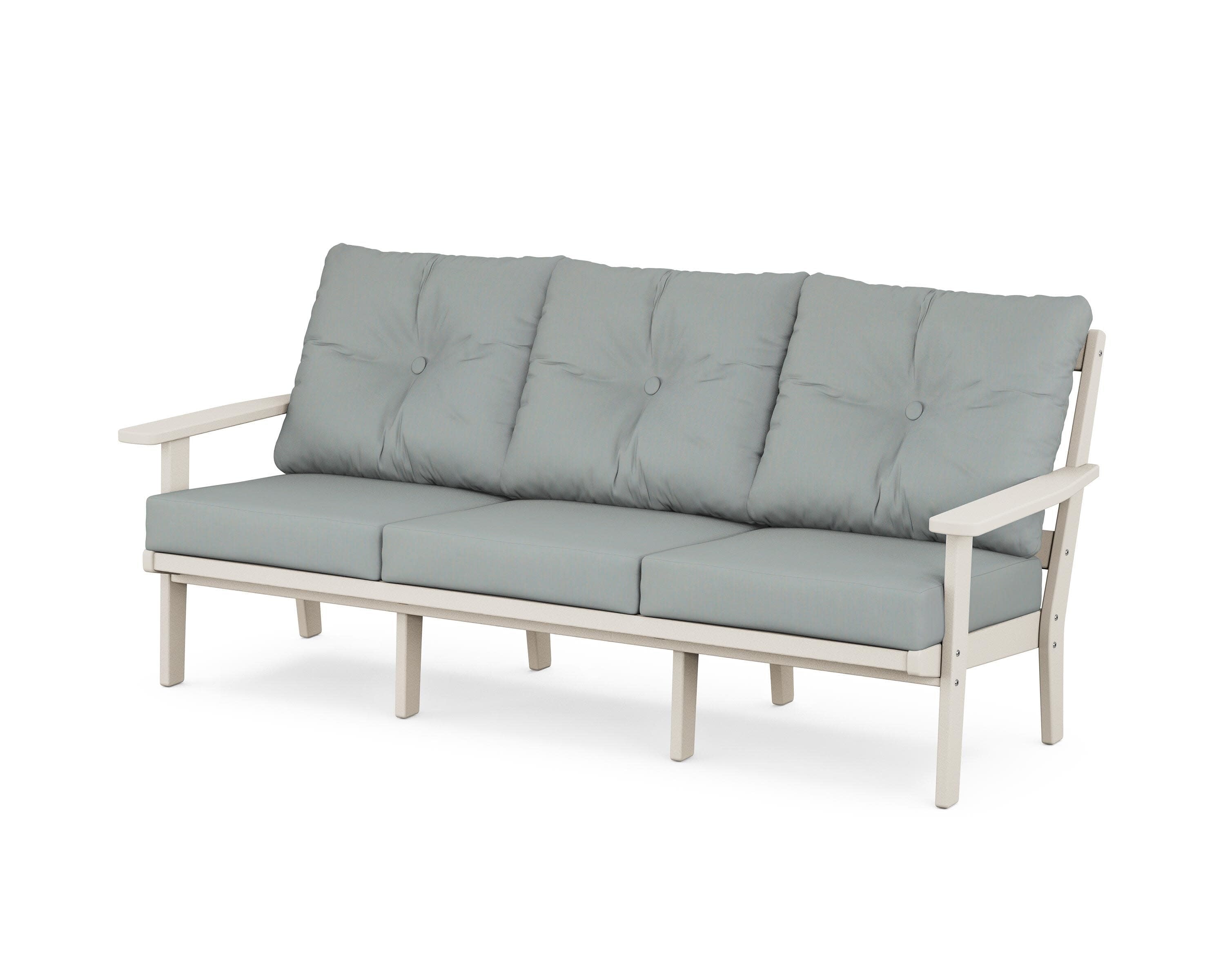 PrairieDeep Seating Sofa in Sand / Spa