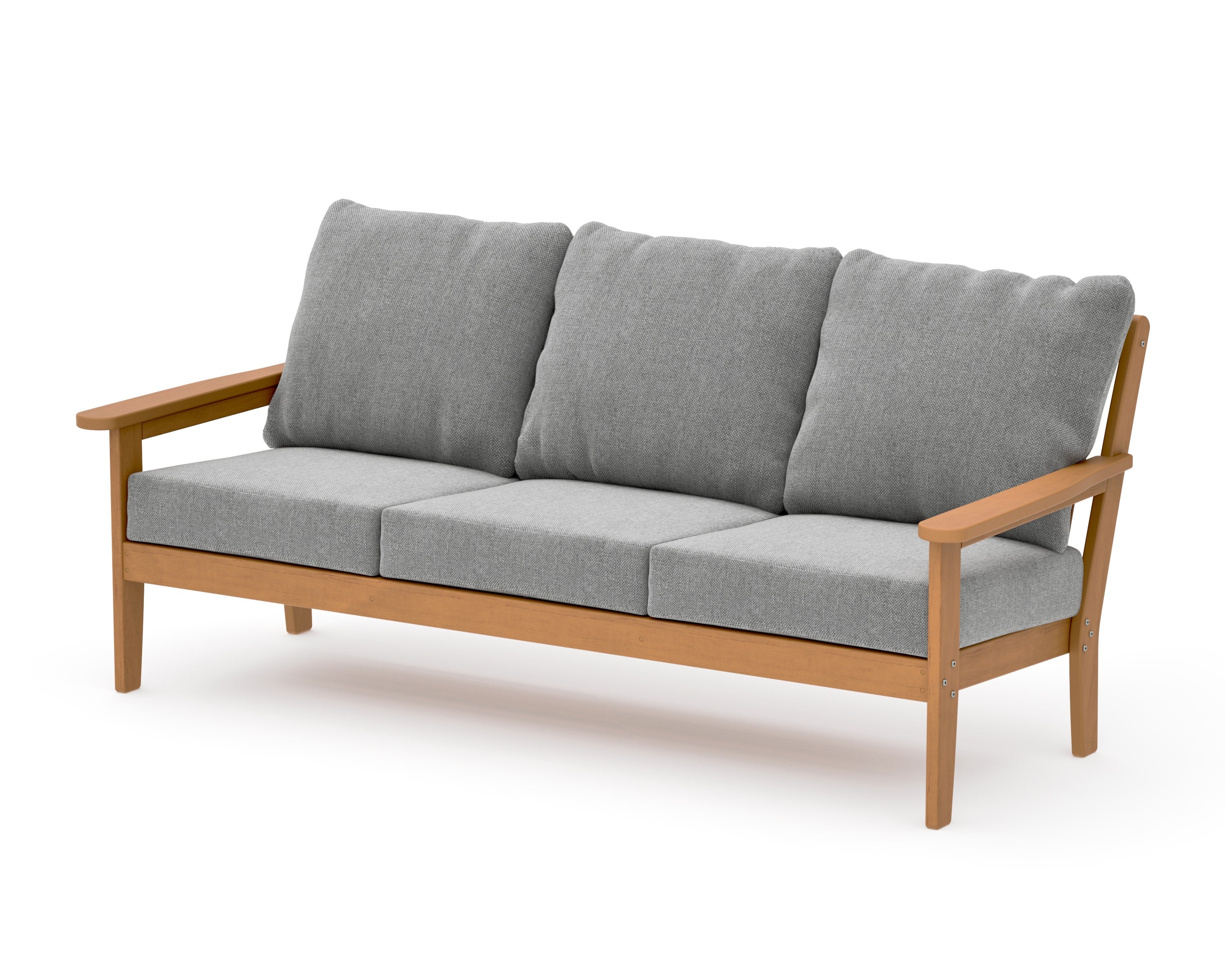 Cottage Deep Seating Sofa in Natural / Grey Mist