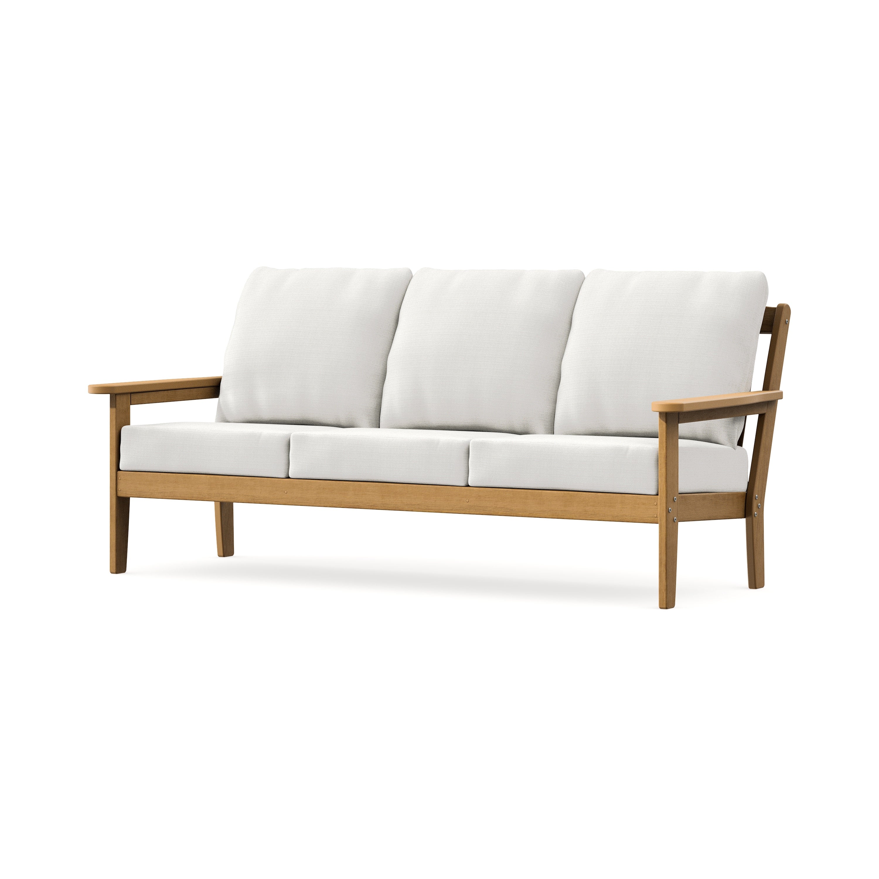 Cottage Deep Seating Sofa in Natural / Natural Linen
