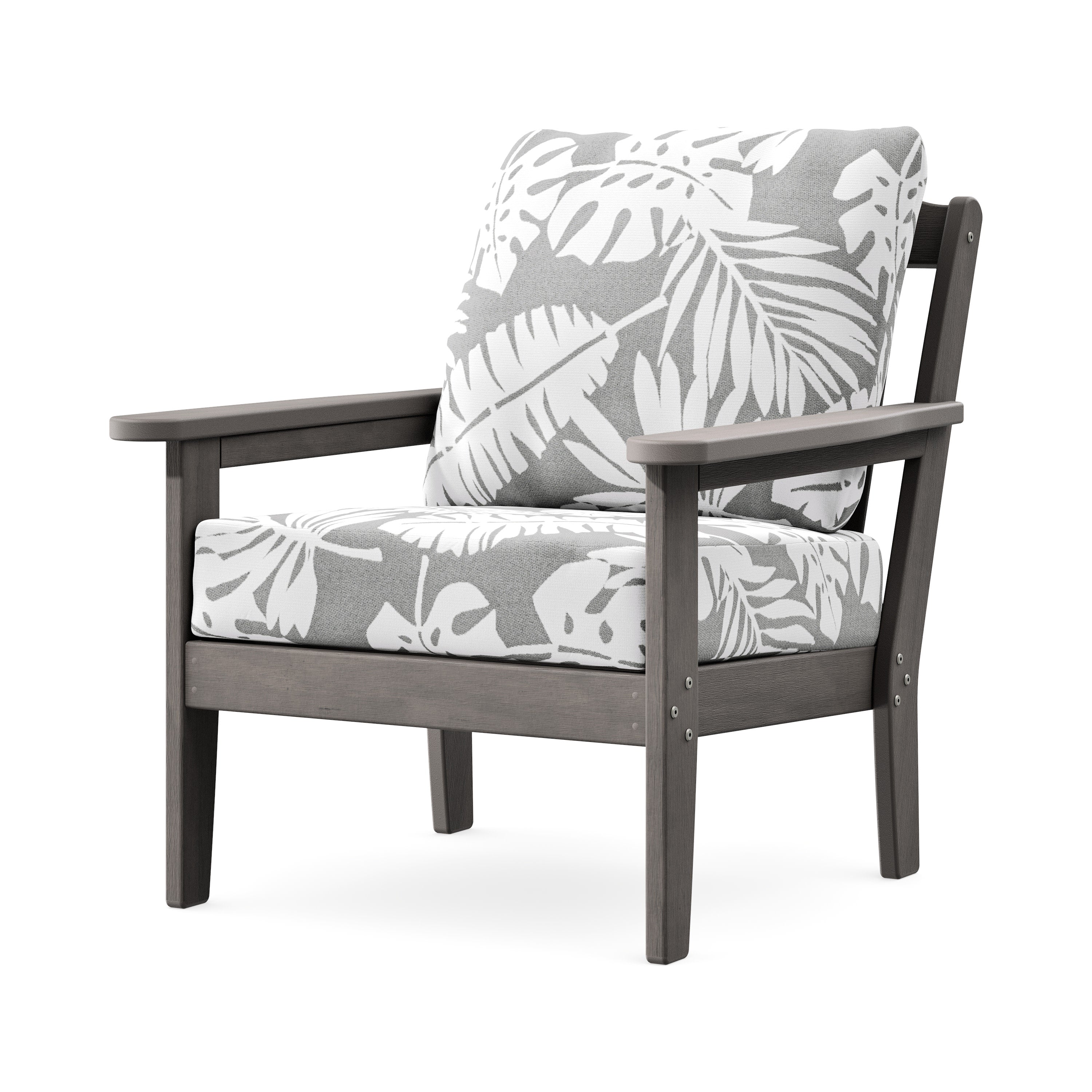 Cottage Deep Seating Chair in Driftwood / Leaf Grey Mist