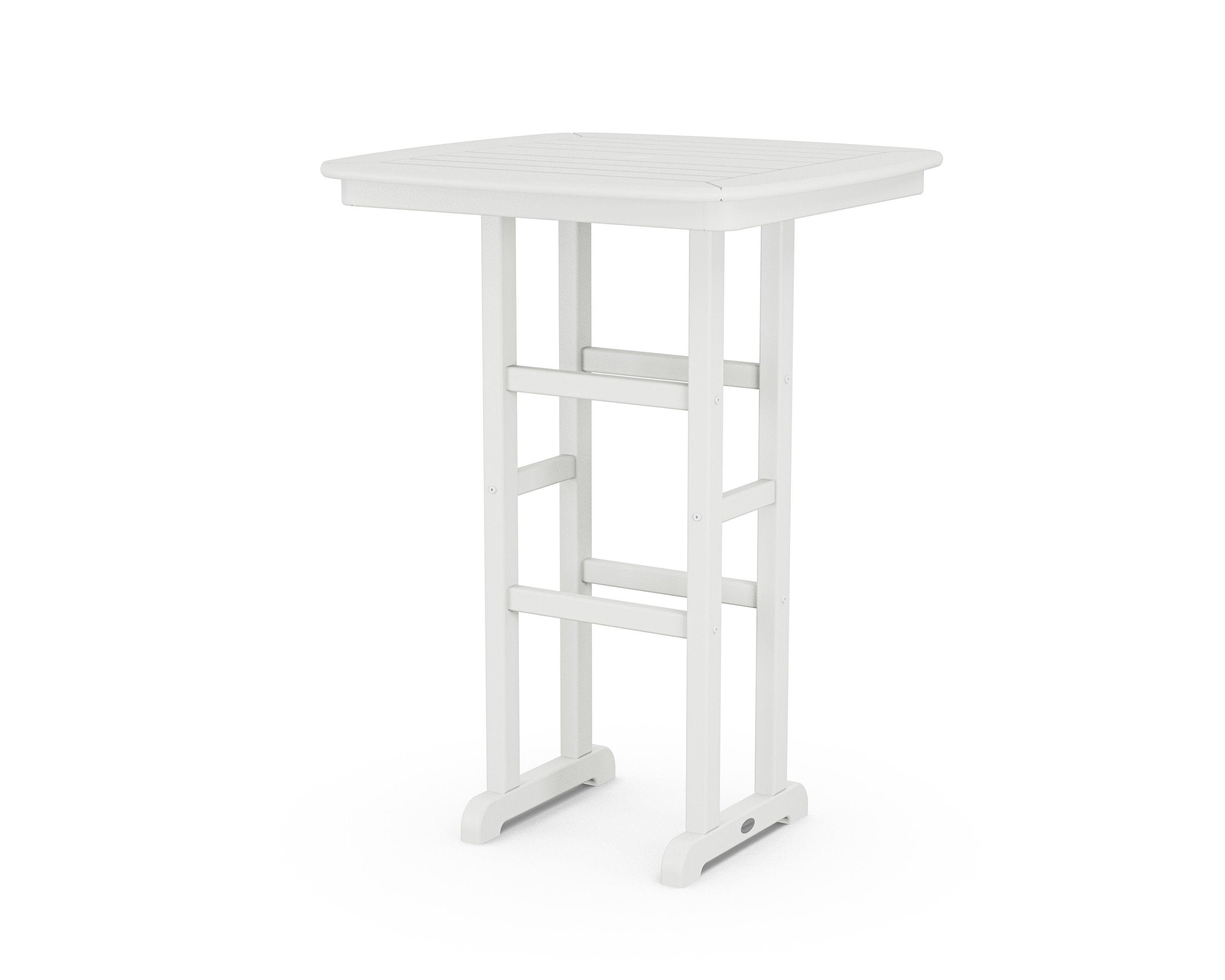 Nautical 31" Bar Table in White