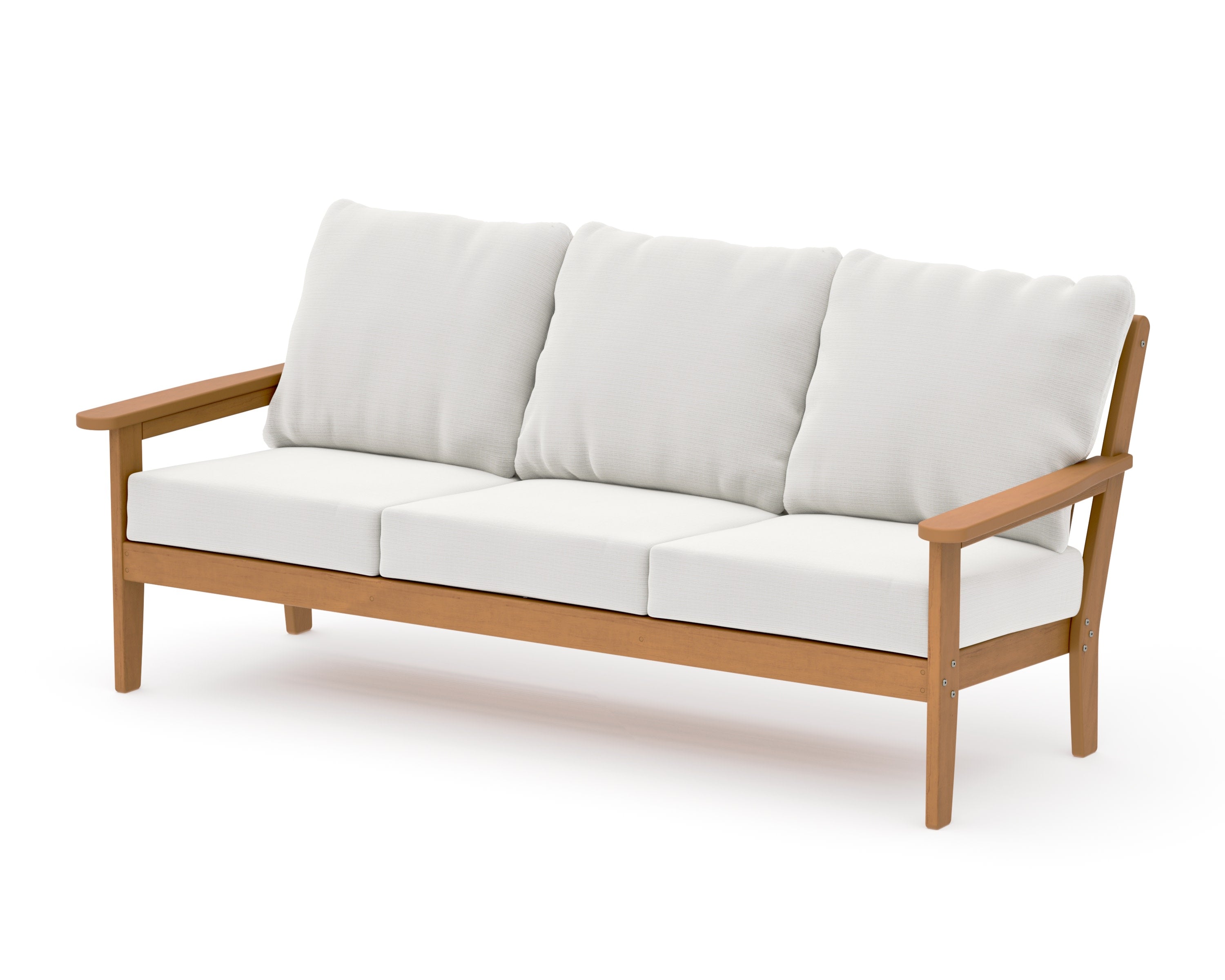 Cottage Deep Seating Sofa in Natural / Natural Linen